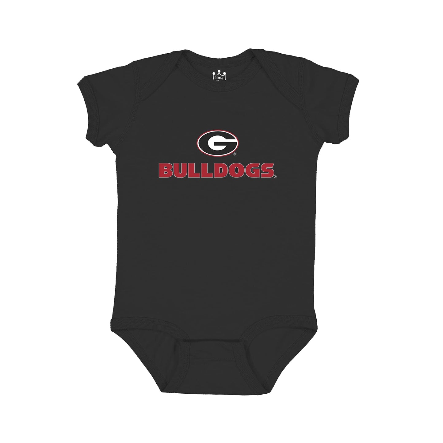Little King NCAA Onesie 2 Pack Short Sleeve-100% Cotton Infants
