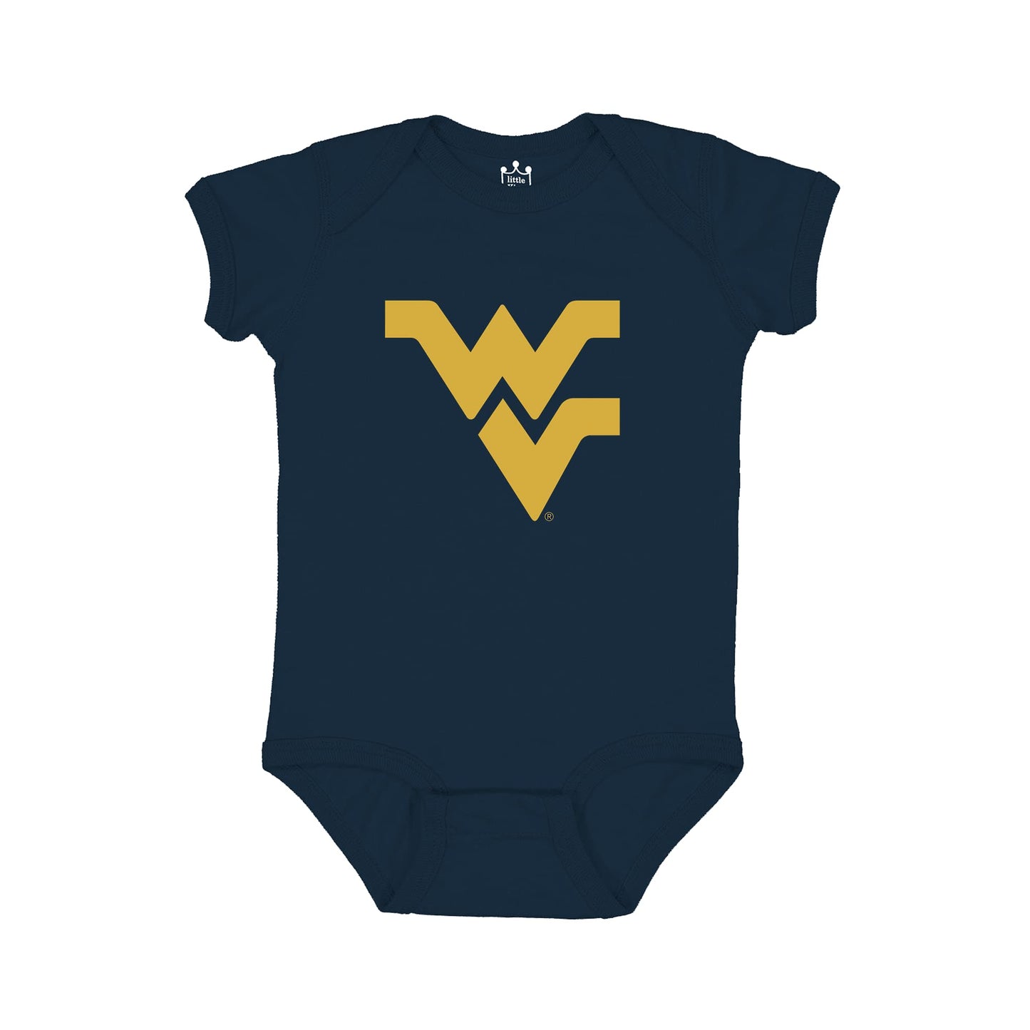 Little King NCAA Onesie 2 Pack Short Sleeve-100% Cotton Infants