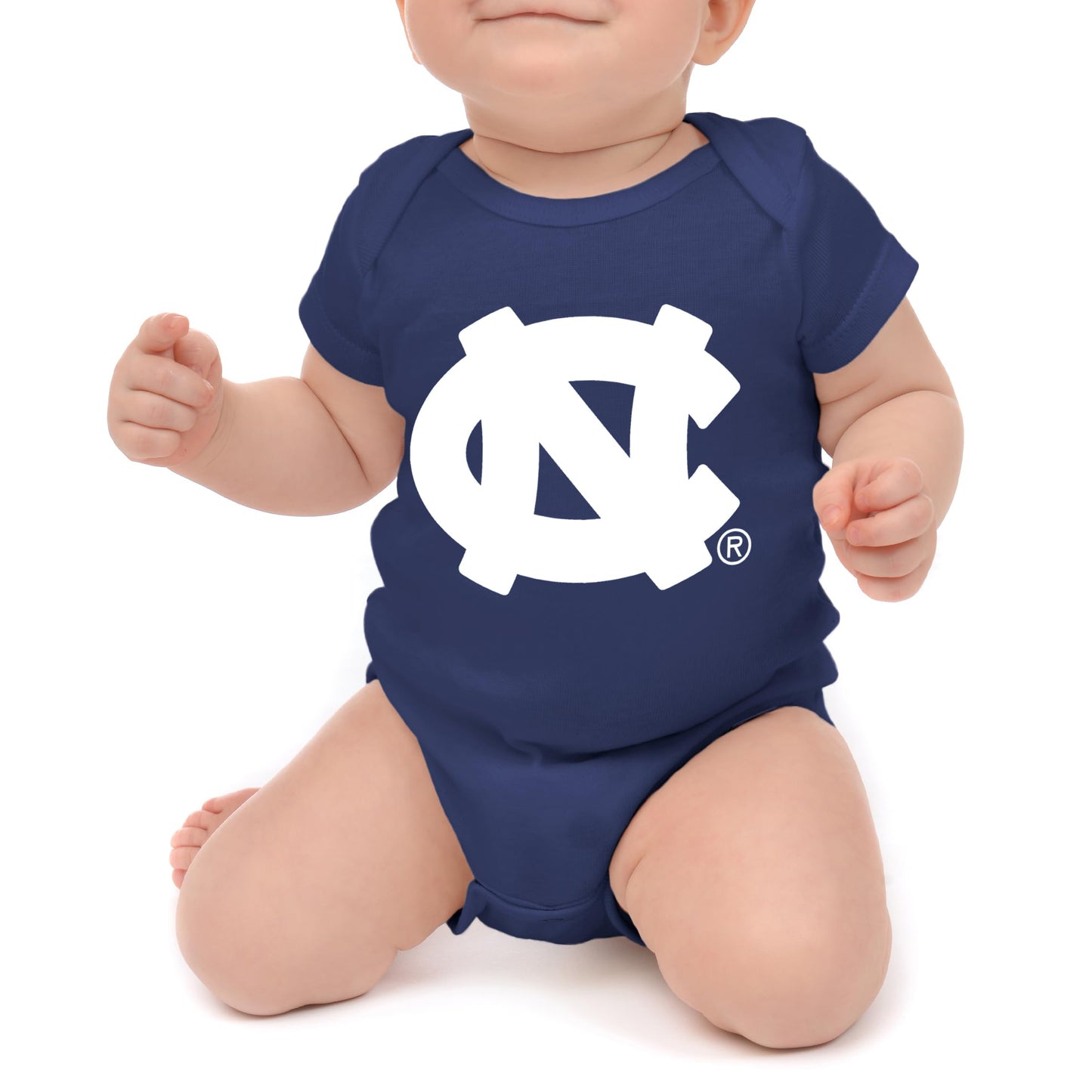 Little King NCAA Short Sleeve Onesie-Big Logo