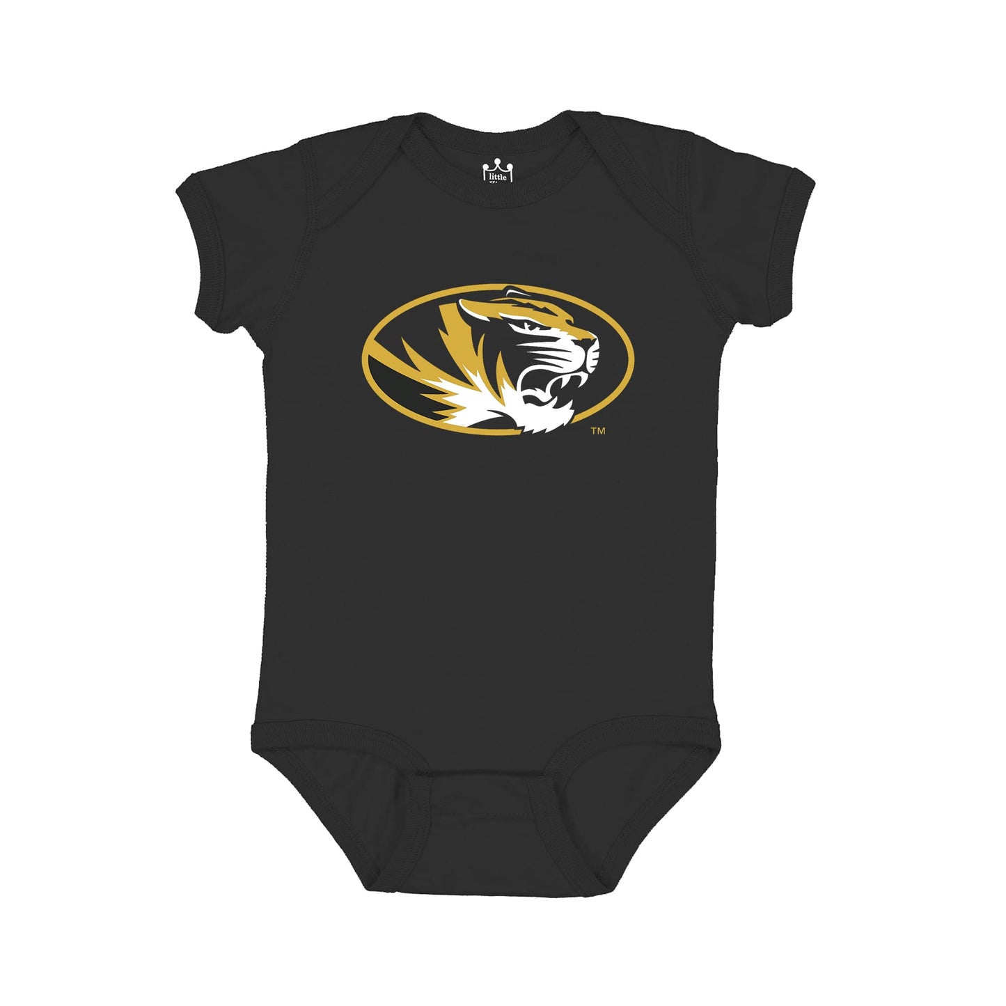 Little King NCAA Onesie 2 Pack Short Sleeve-100% Cotton Infants