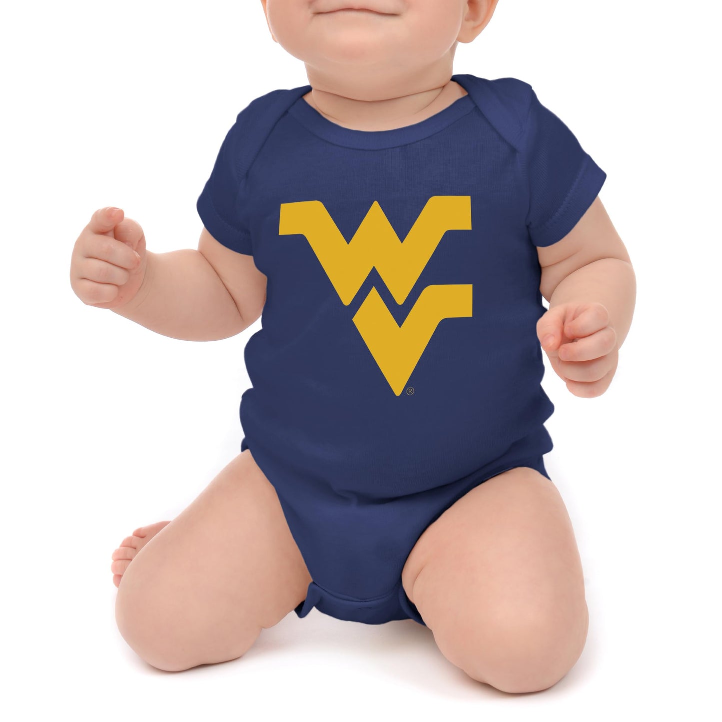 Little King NCAA Short Sleeve Onesie-Big Logo