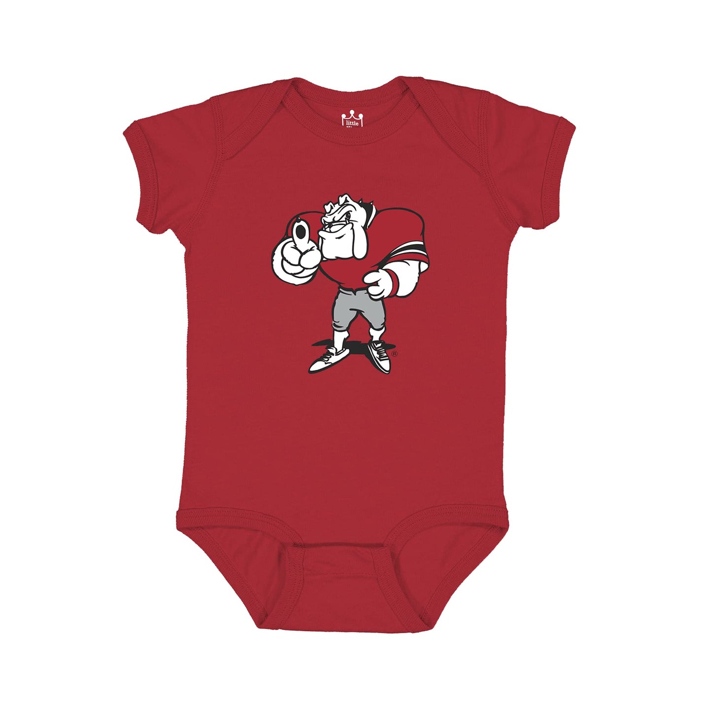 Little King NCAA Onesie 2 Pack Short Sleeve-100% Cotton Infants