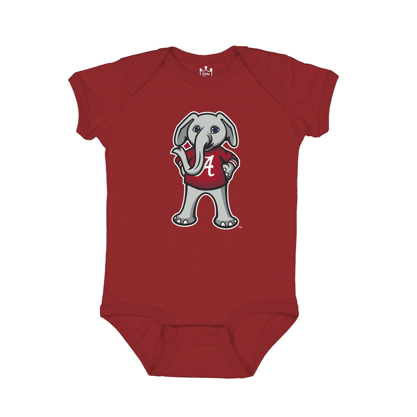 Little King NCAA Onesie 2 Pack Short Sleeve-100% Cotton Infants