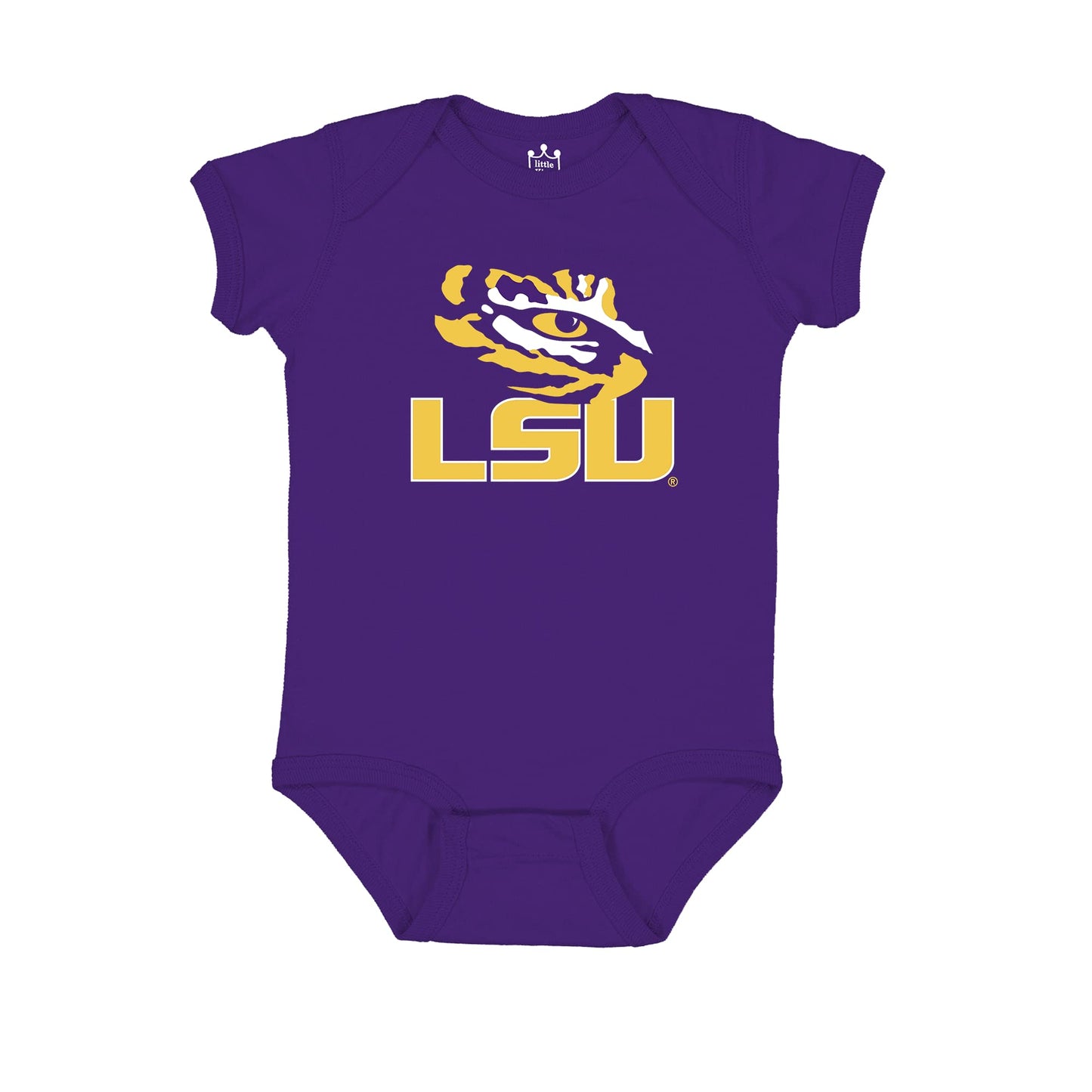 Little King NCAA Onesie 2 Pack Short Sleeve-100% Cotton Infants