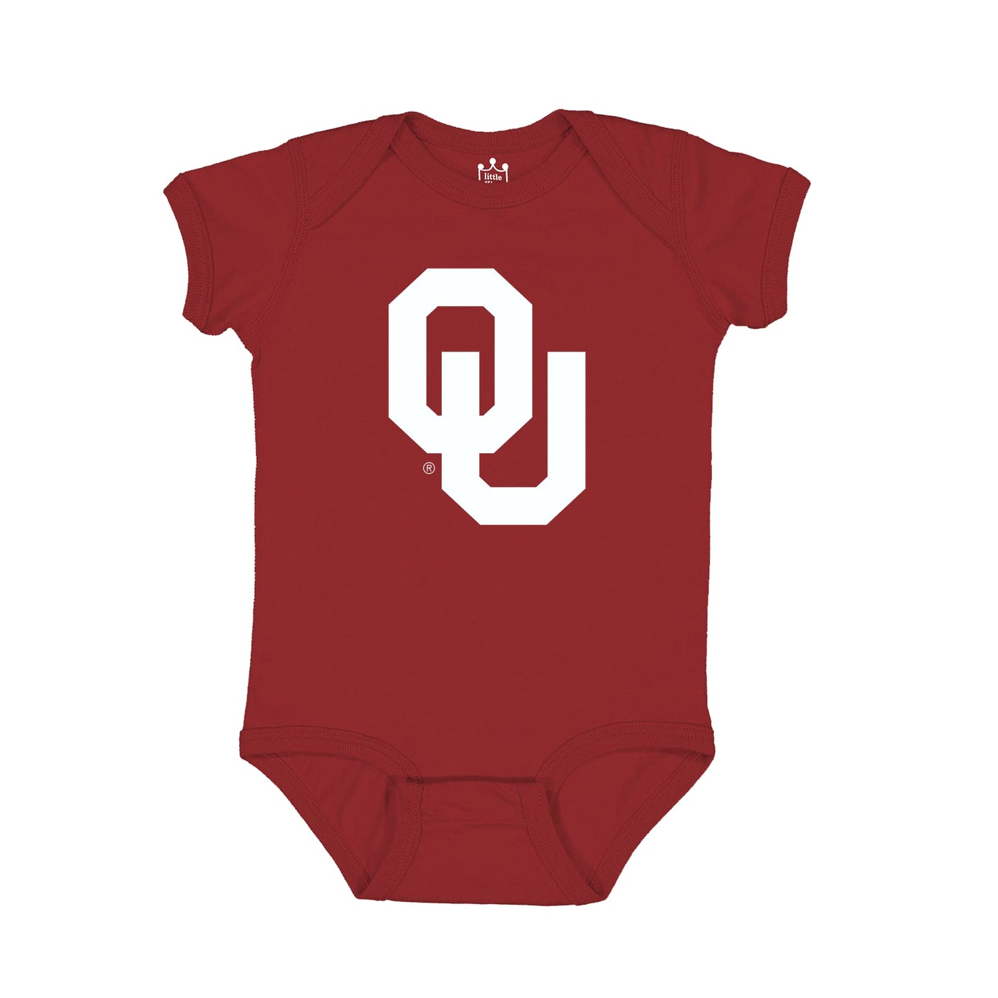 Little King NCAA Onesie 2 Pack Short Sleeve-100% Cotton Infants