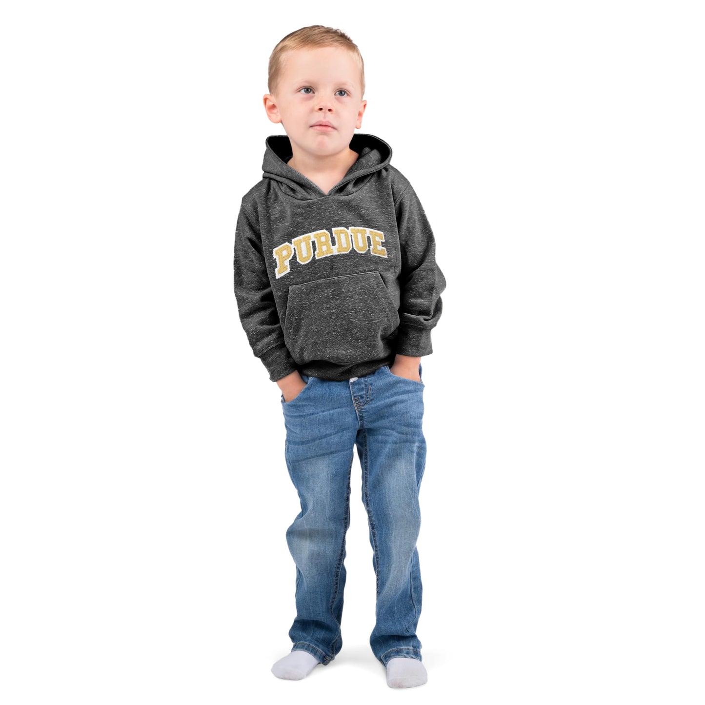 Little King NCAA Toddler Boys and Girls Knobby Hoodie Sweatshirt With Tackle Twill Letters