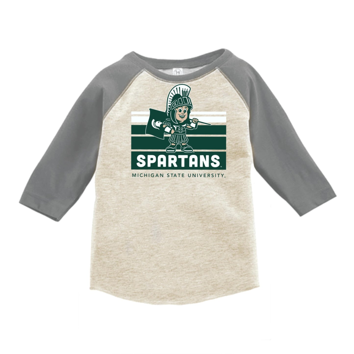 Little King NCAA Boys Toddler 3/4 Raglan T-Shirt-Team Logo Toddler