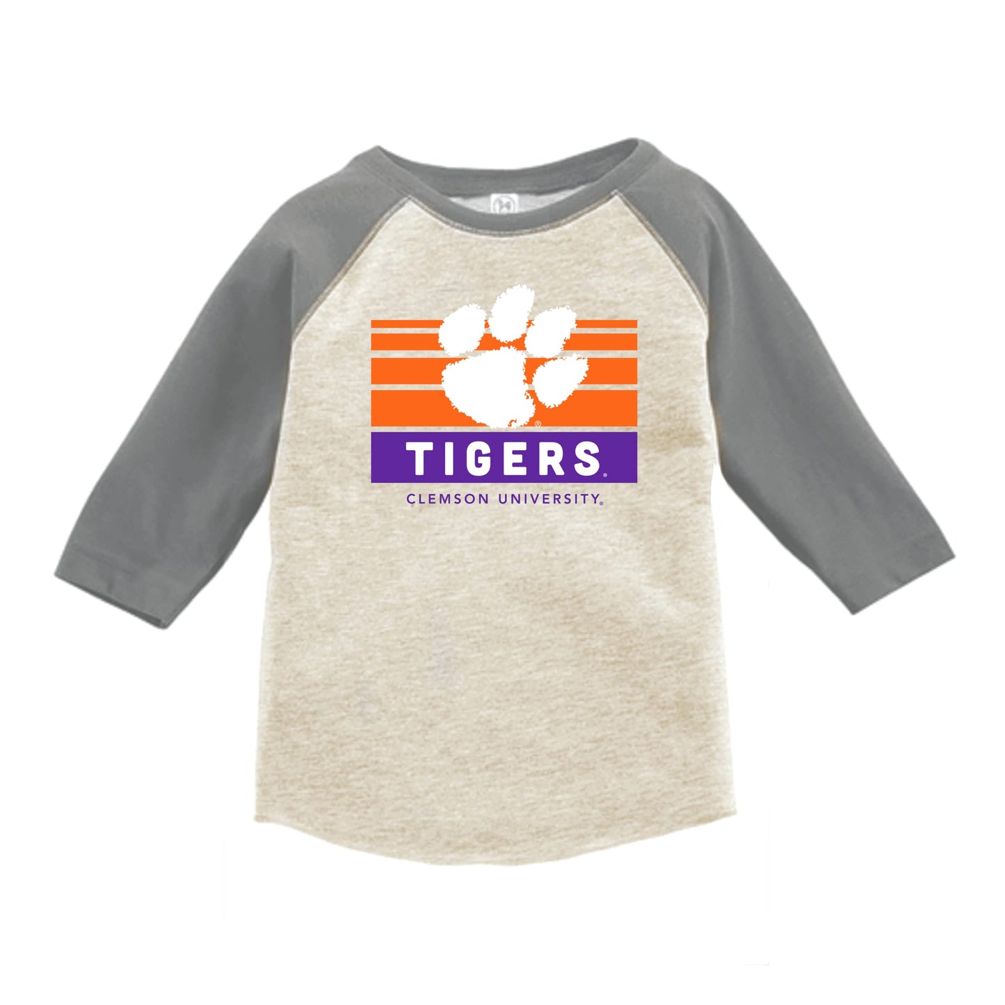 Little King NCAA Boys Toddler 3/4 Raglan T-Shirt-Team Logo Toddler