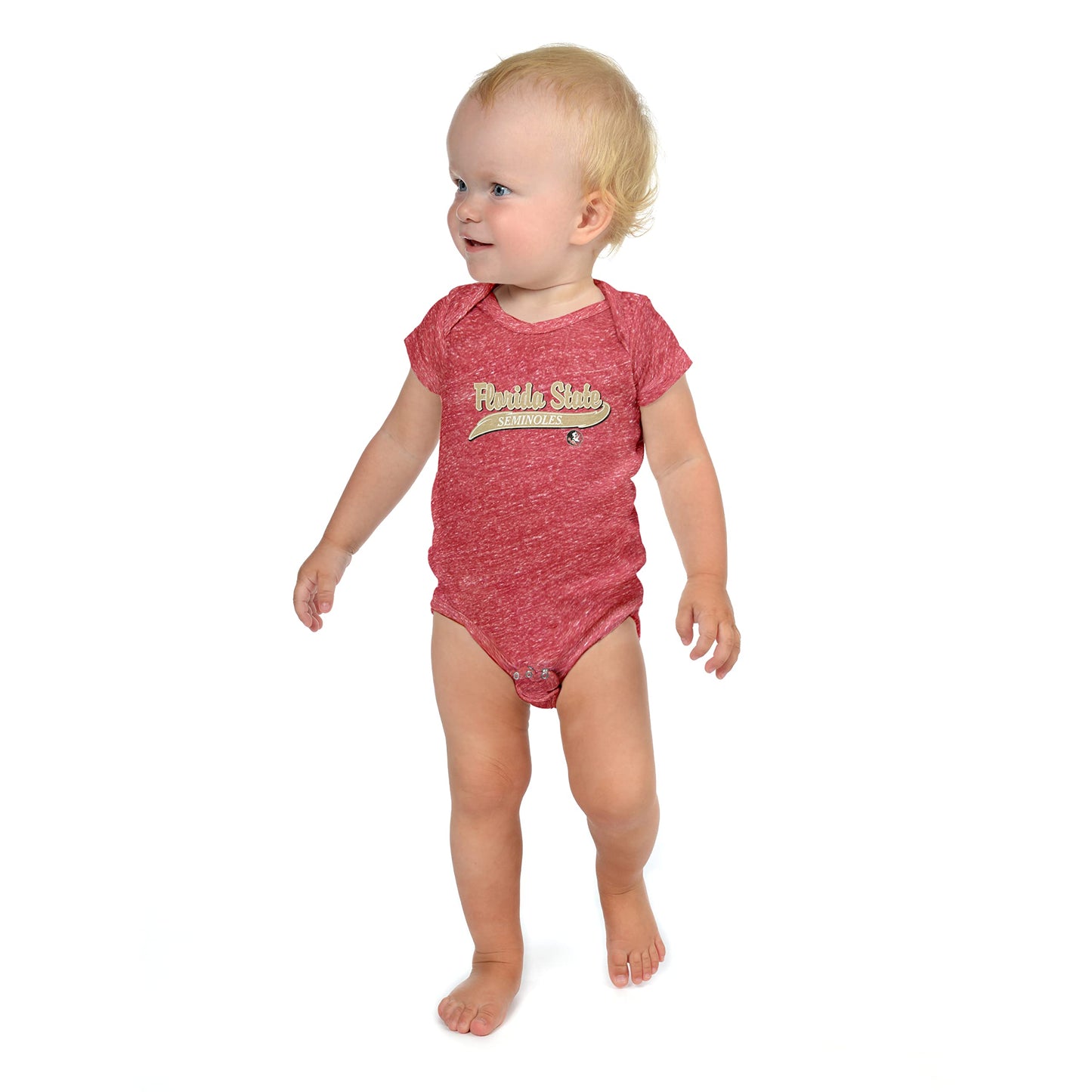 Little King NCAA Knobby Short Sleeve Onesie Infant