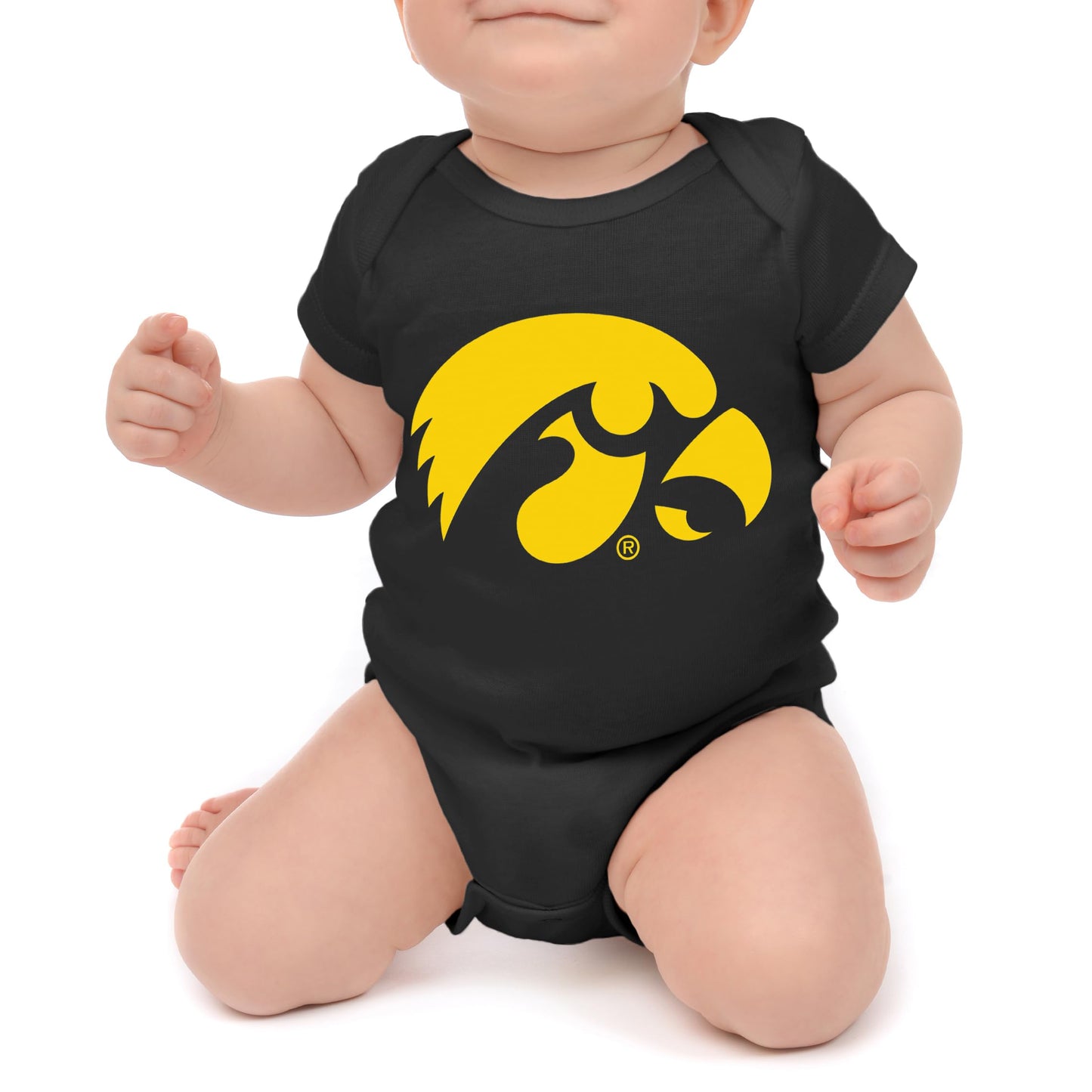Little King NCAA Short Sleeve Onesie-Big Logo