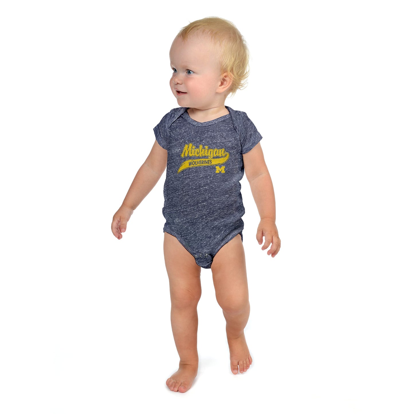 Little King NCAA Knobby Short Sleeve Onesie Infant