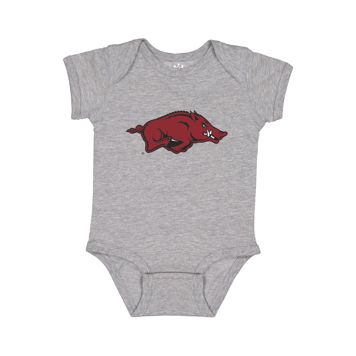 Little King NCAA Onesie 2 Pack Short Sleeve-100% Cotton Infants
