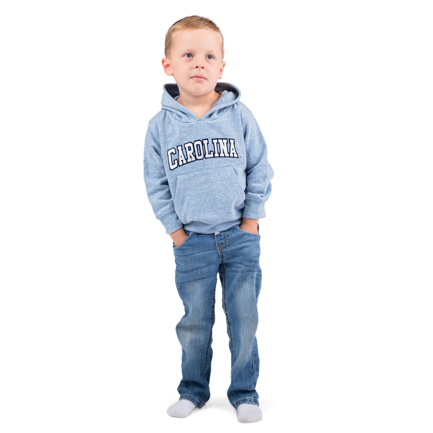 Little King NCAA Toddler Boys and Girls Knobby Hoodie Sweatshirt With Tackle Twill Letters