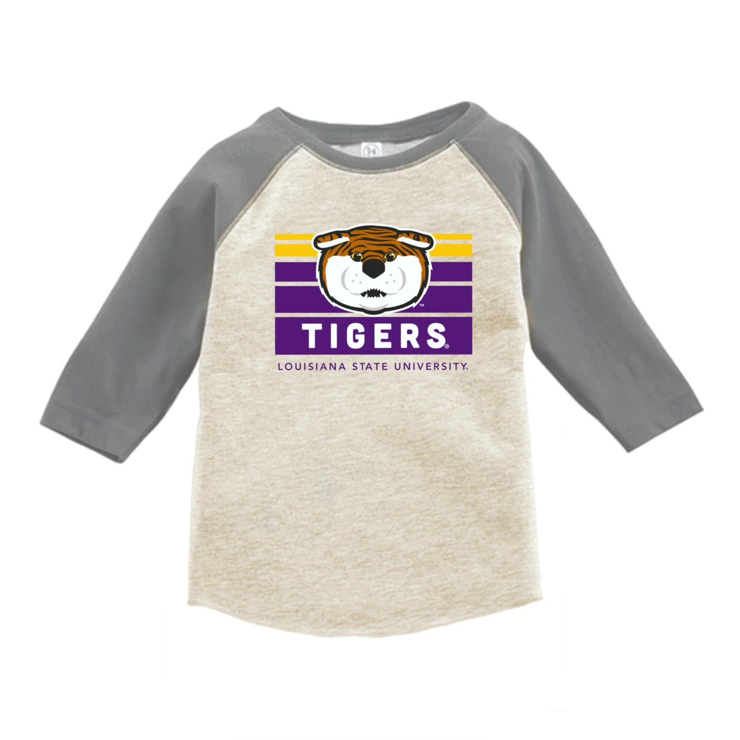 Little King NCAA Boys Toddler 3/4 Raglan T-Shirt-Team Logo Toddler