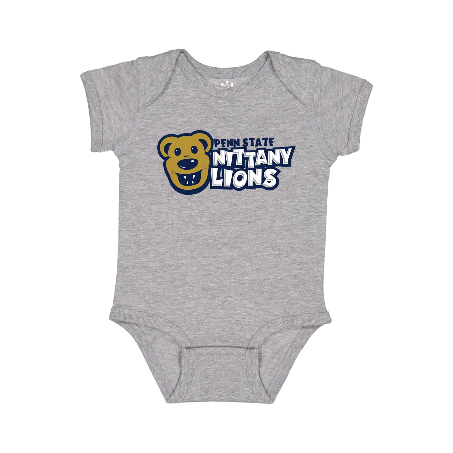 Little King NCAA Onesie 2 Pack Short Sleeve-100% Cotton Infants