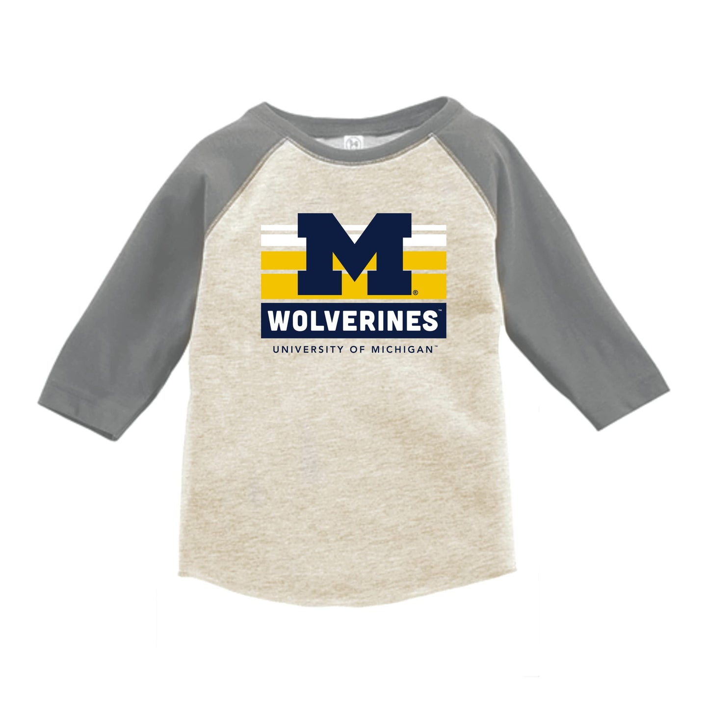 Little King NCAA Boys Toddler 3/4 Raglan T-Shirt-Team Logo Toddler