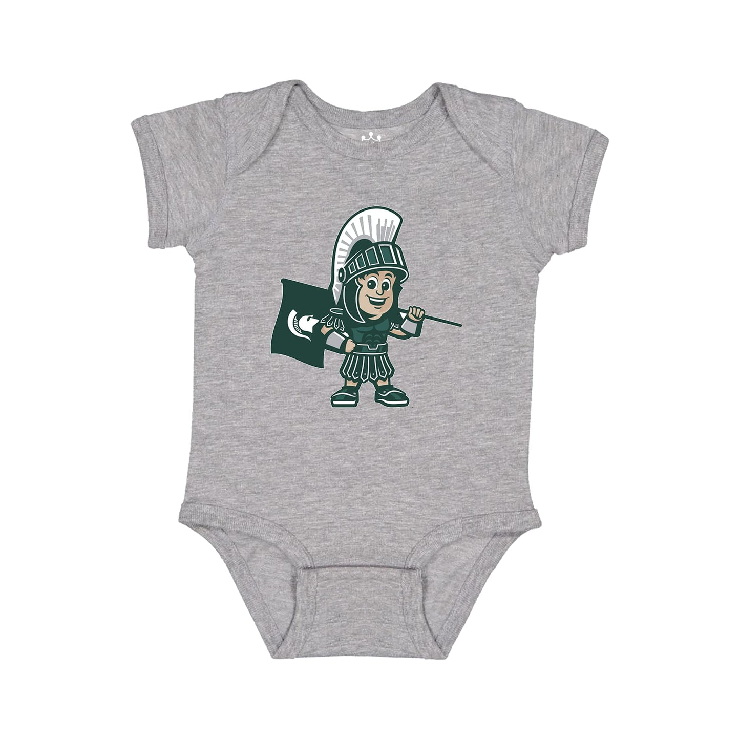 Little King NCAA Onesie 2 Pack Short Sleeve-100% Cotton Infants