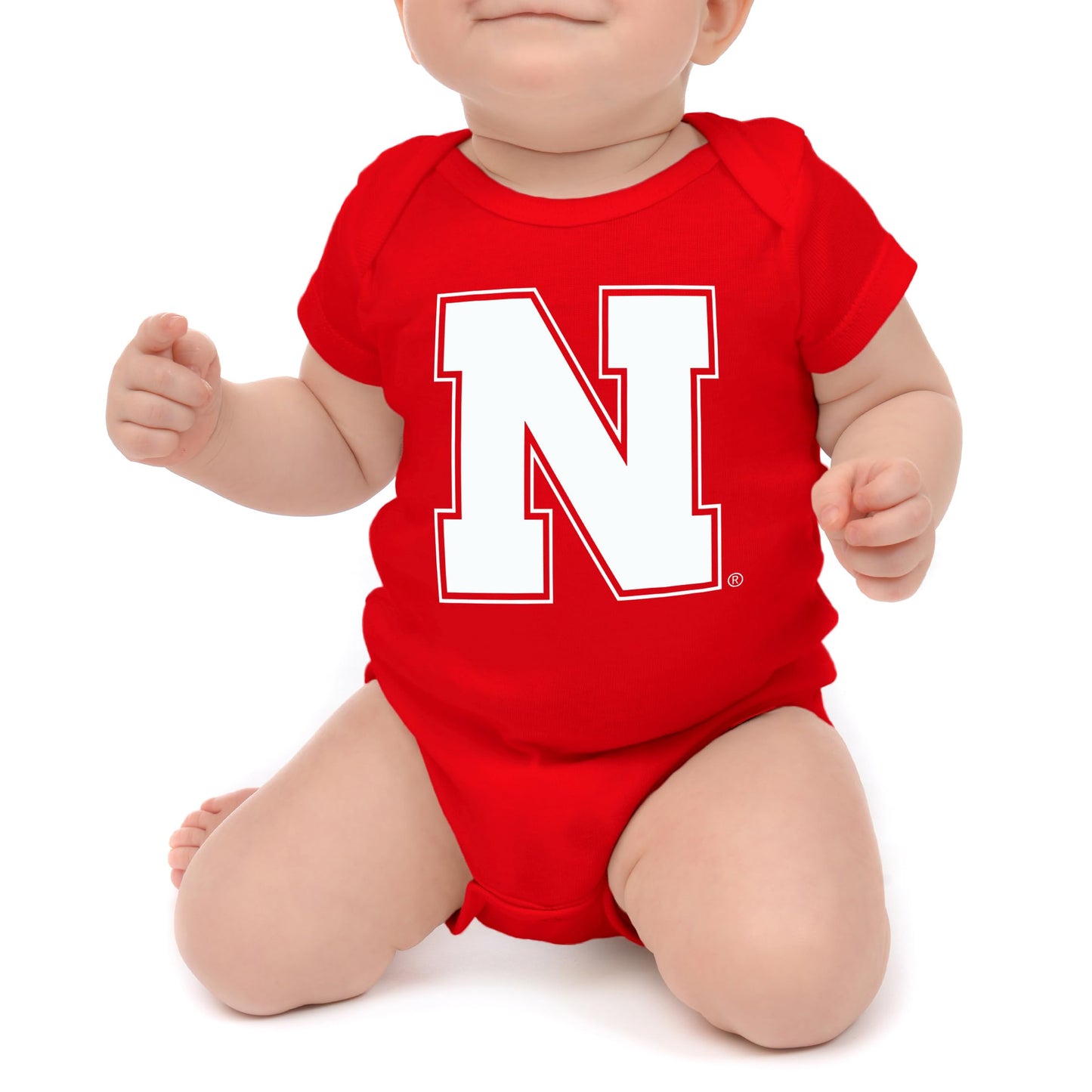 Little King NCAA Short Sleeve Onesie-Big Logo