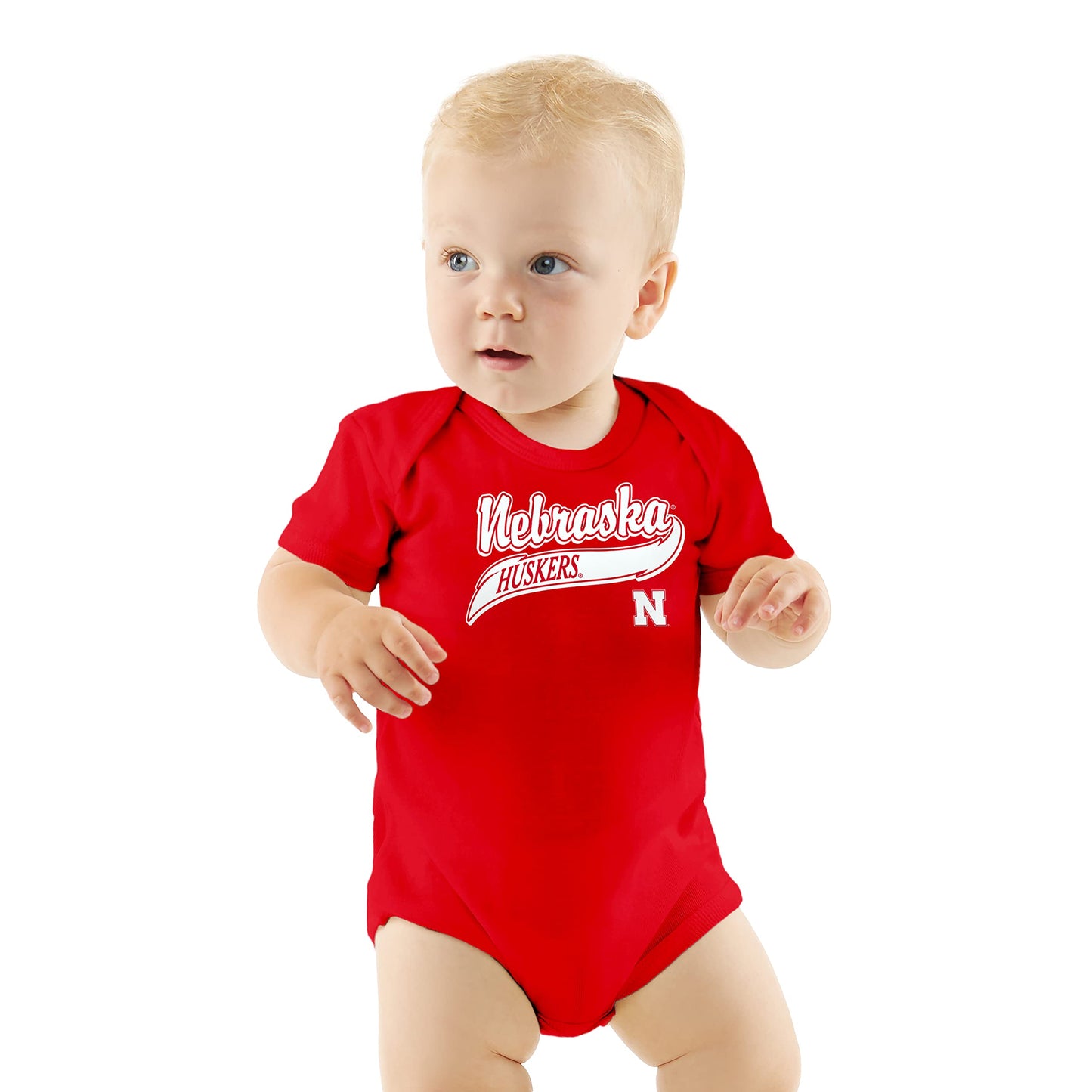 Little King NCAA Short Sleeve Onesie-Varsity Logo