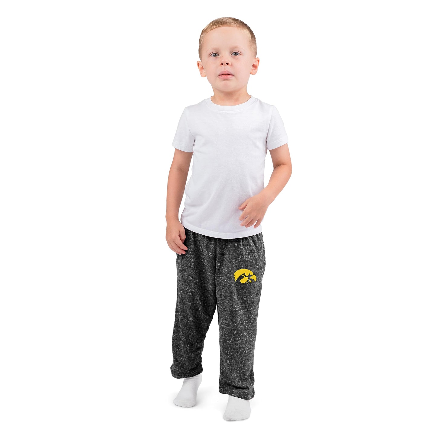 Little King NCAA Toddler Boys & Girls Soft Knobby Lounge Pants with Pockets