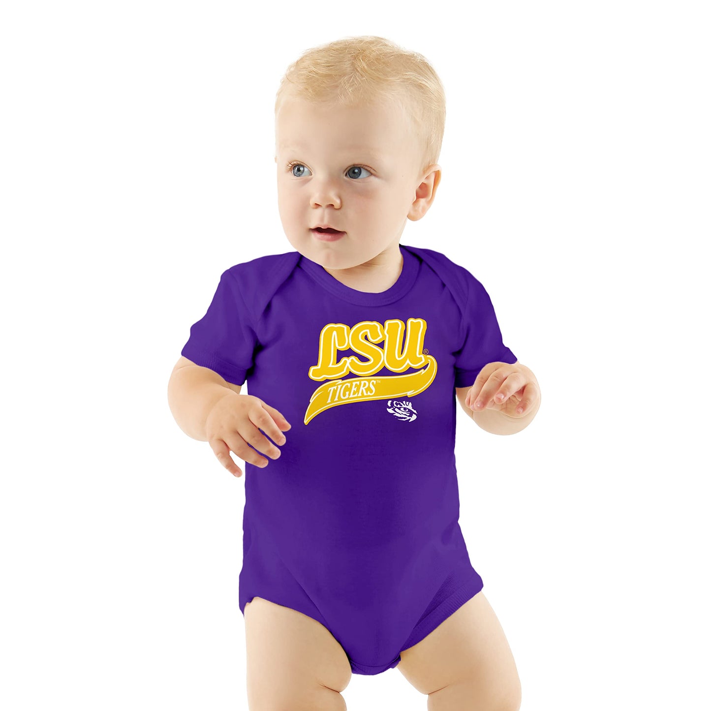 Little King NCAA Short Sleeve Onesie-Varsity Logo