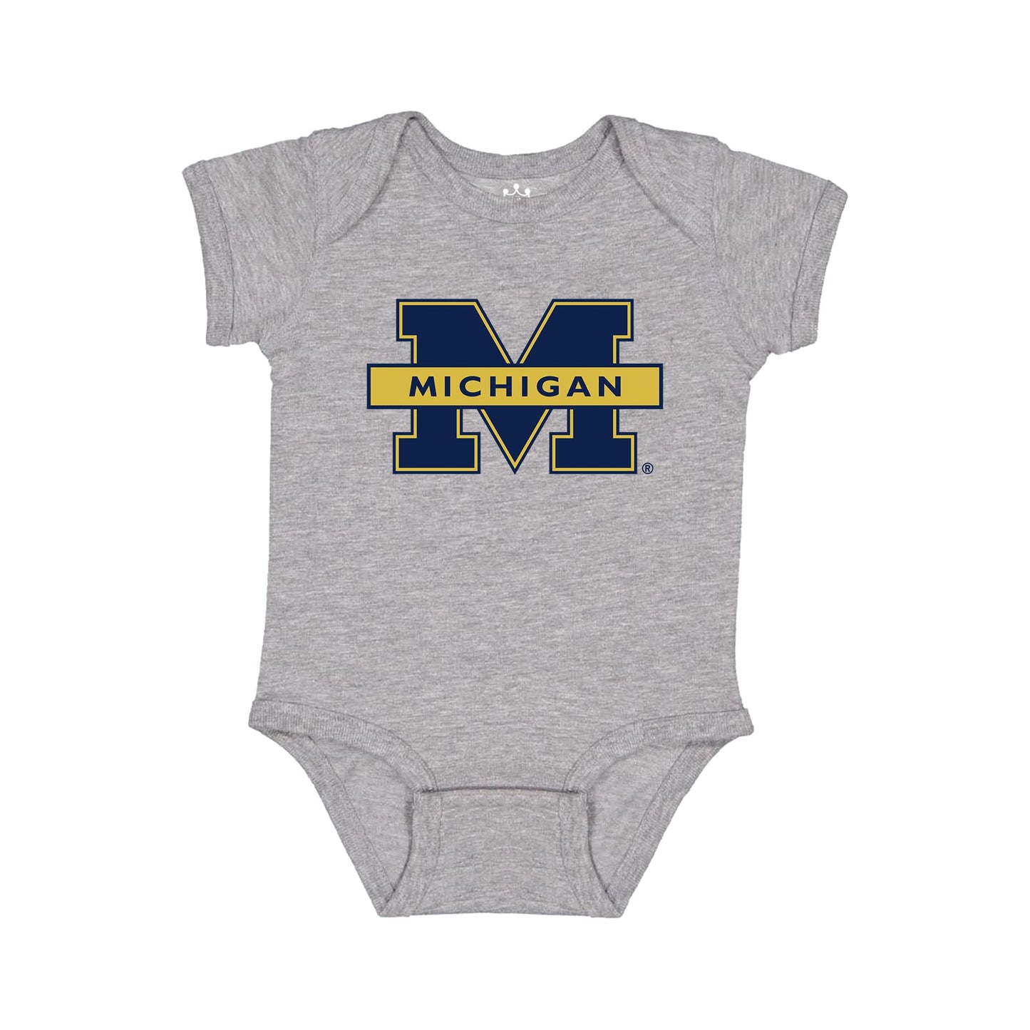 Little King NCAA Onesie 2 Pack Short Sleeve-100% Cotton Infants