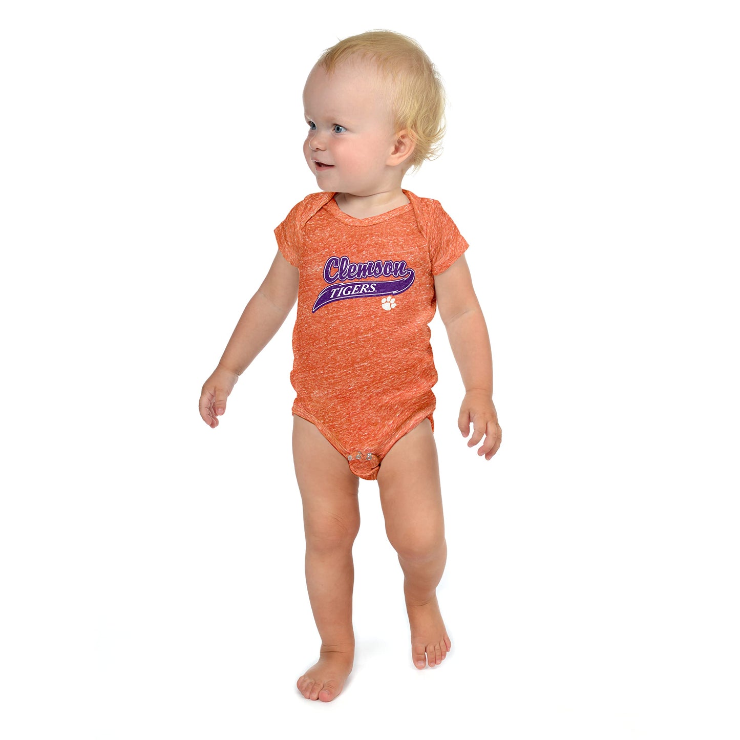 Little King NCAA Knobby Short Sleeve Onesie Infant