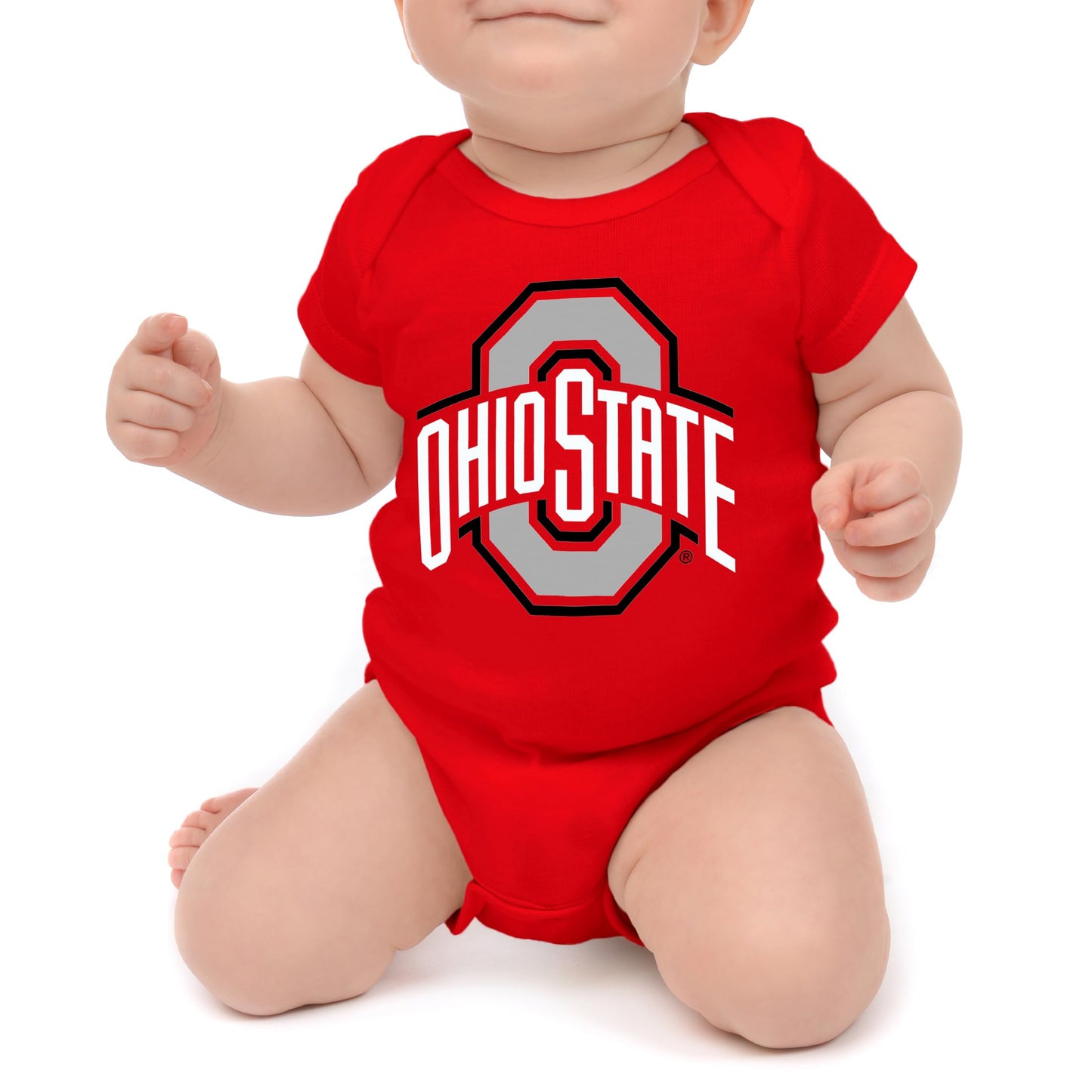 Little King NCAA Short Sleeve Onesie-Big Logo
