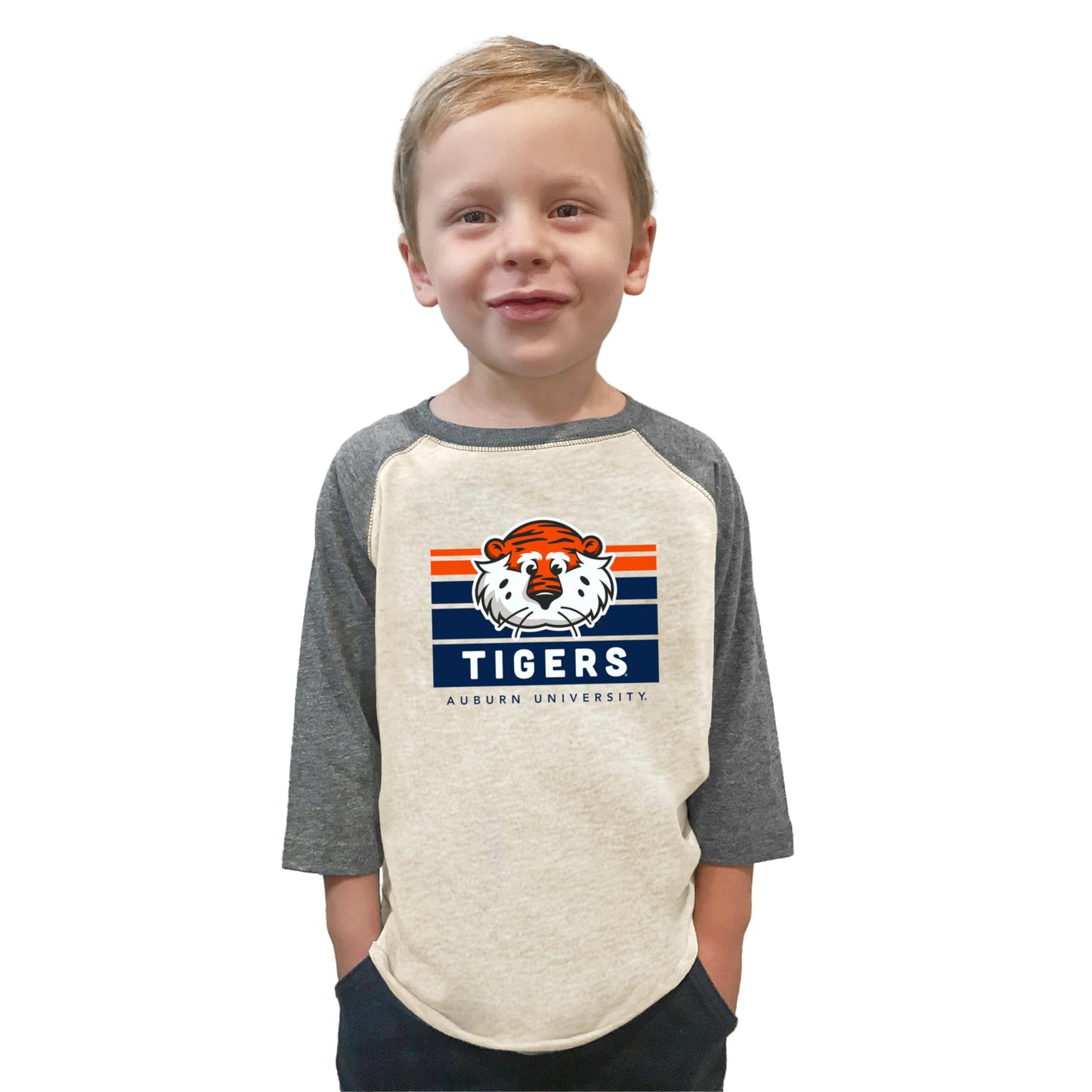 Little King NCAA Boys Toddler 3/4 Raglan T-Shirt-Team Logo Toddler