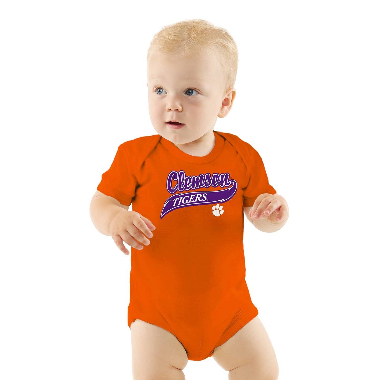 Little King NCAA Short Sleeve Onesie-Varsity Logo