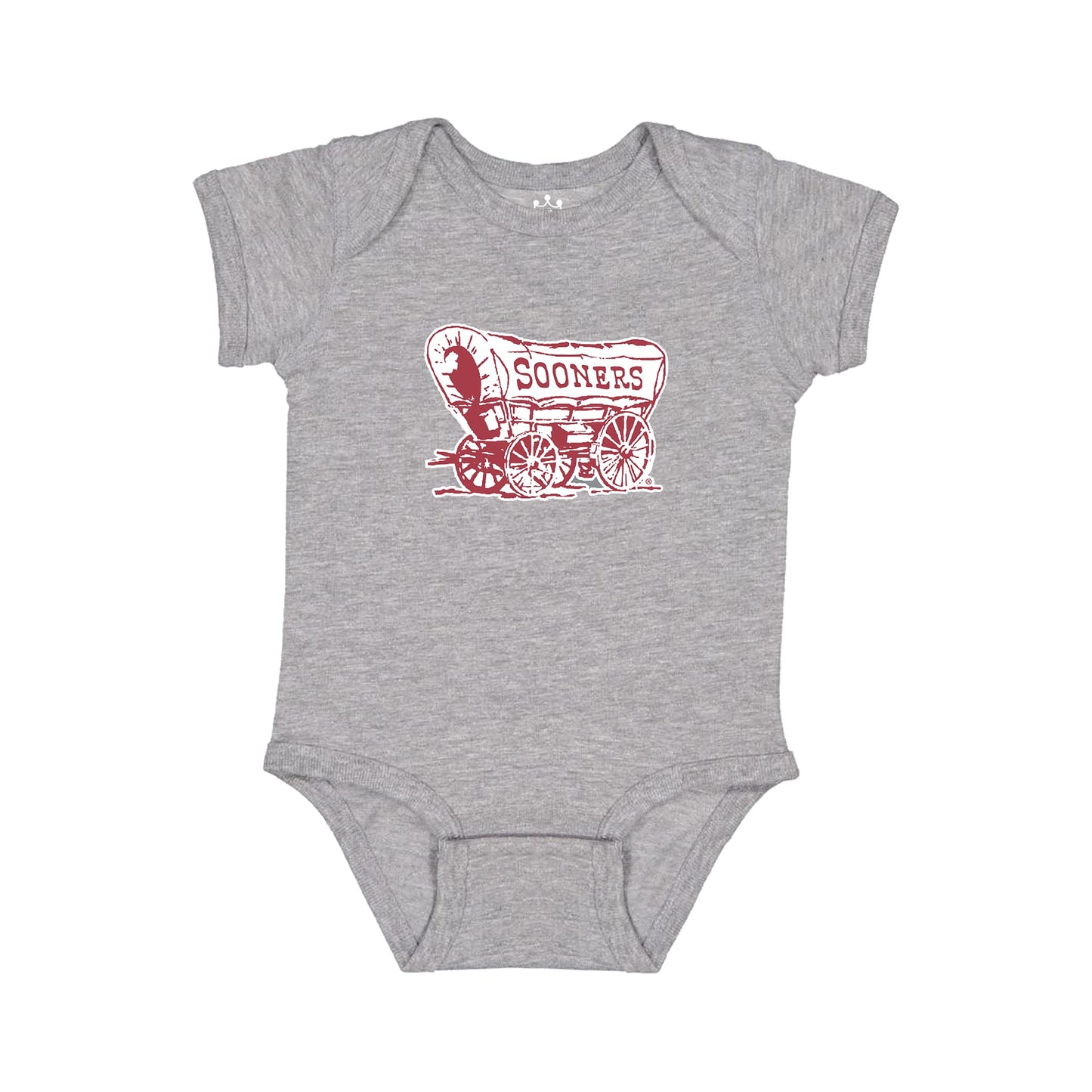 Little King NCAA Onesie 2 Pack Short Sleeve-100% Cotton Infants