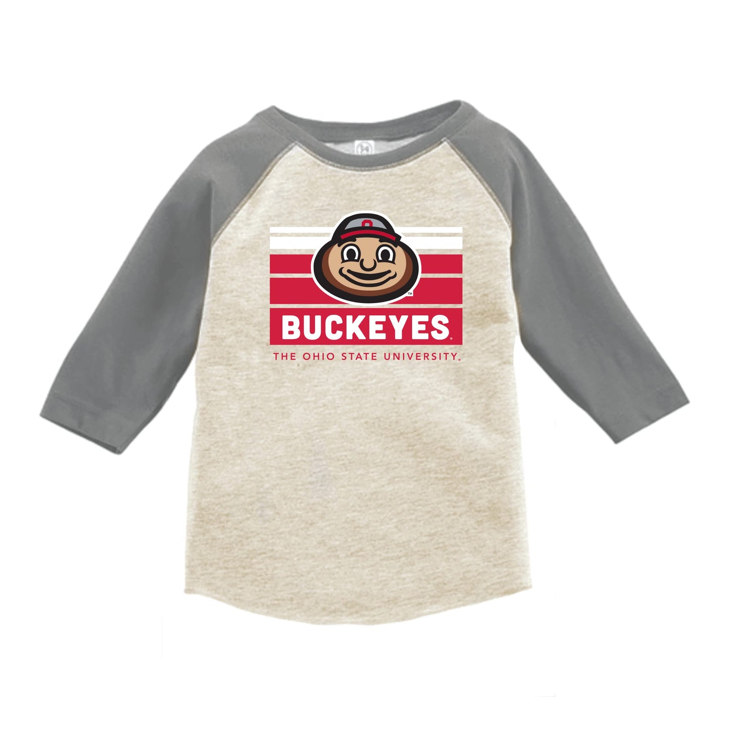 Little King NCAA Boys Toddler 3/4 Raglan T-Shirt-Team Logo Toddler