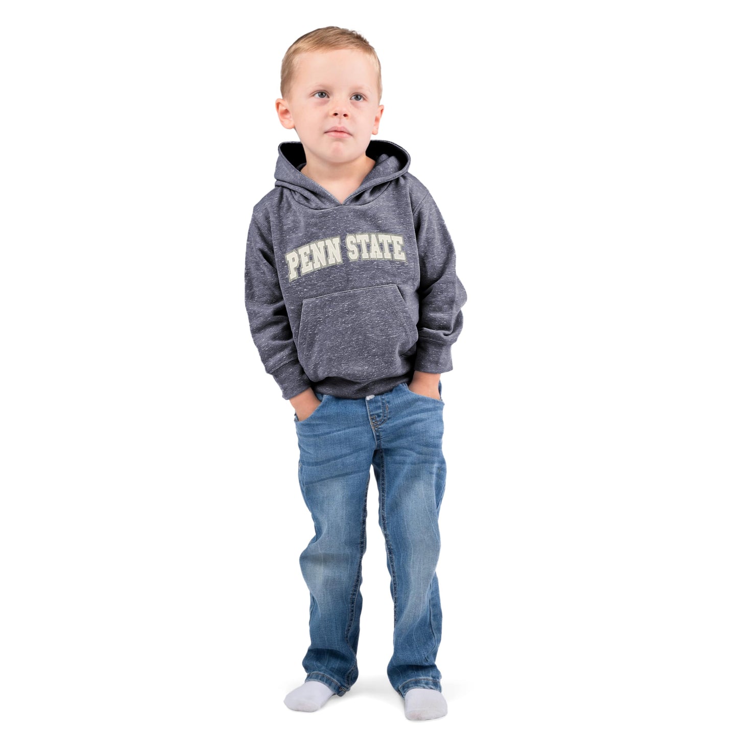 Little King NCAA Toddler Boys and Girls Knobby Hoodie Sweatshirt With Tackle Twill Letters