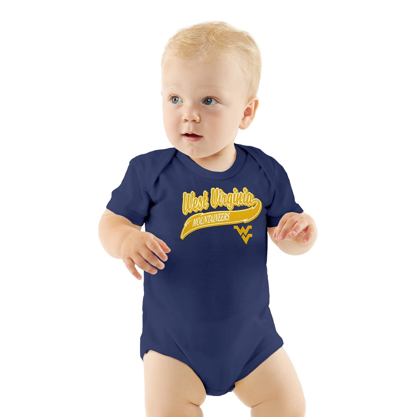 Little King NCAA Short Sleeve Onesie-Varsity Logo