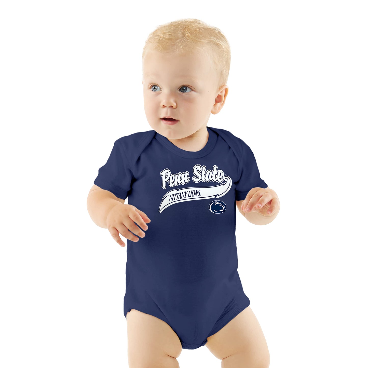 Little King NCAA Short Sleeve Onesie-Varsity Logo