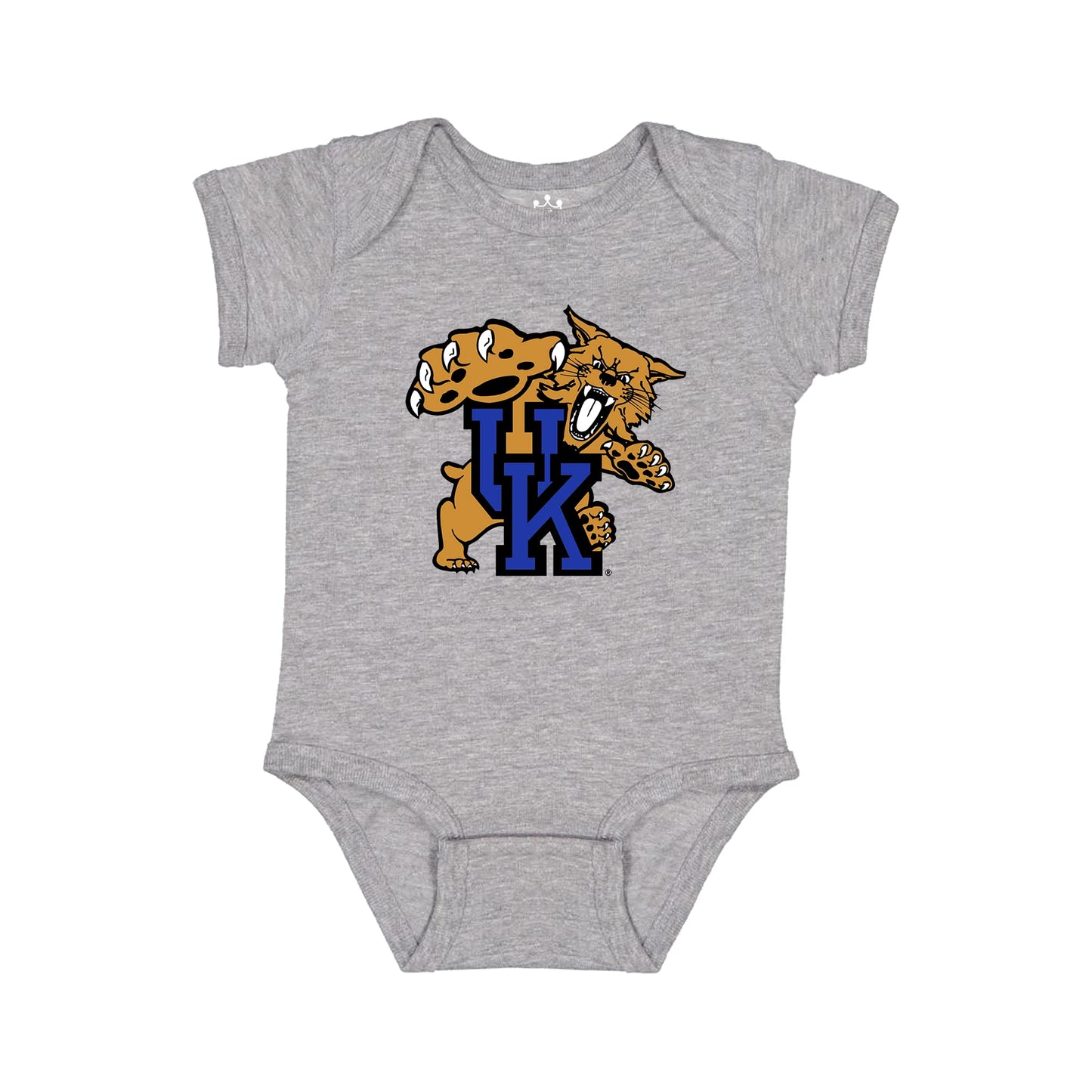Little King NCAA Onesie 2 Pack Short Sleeve-100% Cotton Infants
