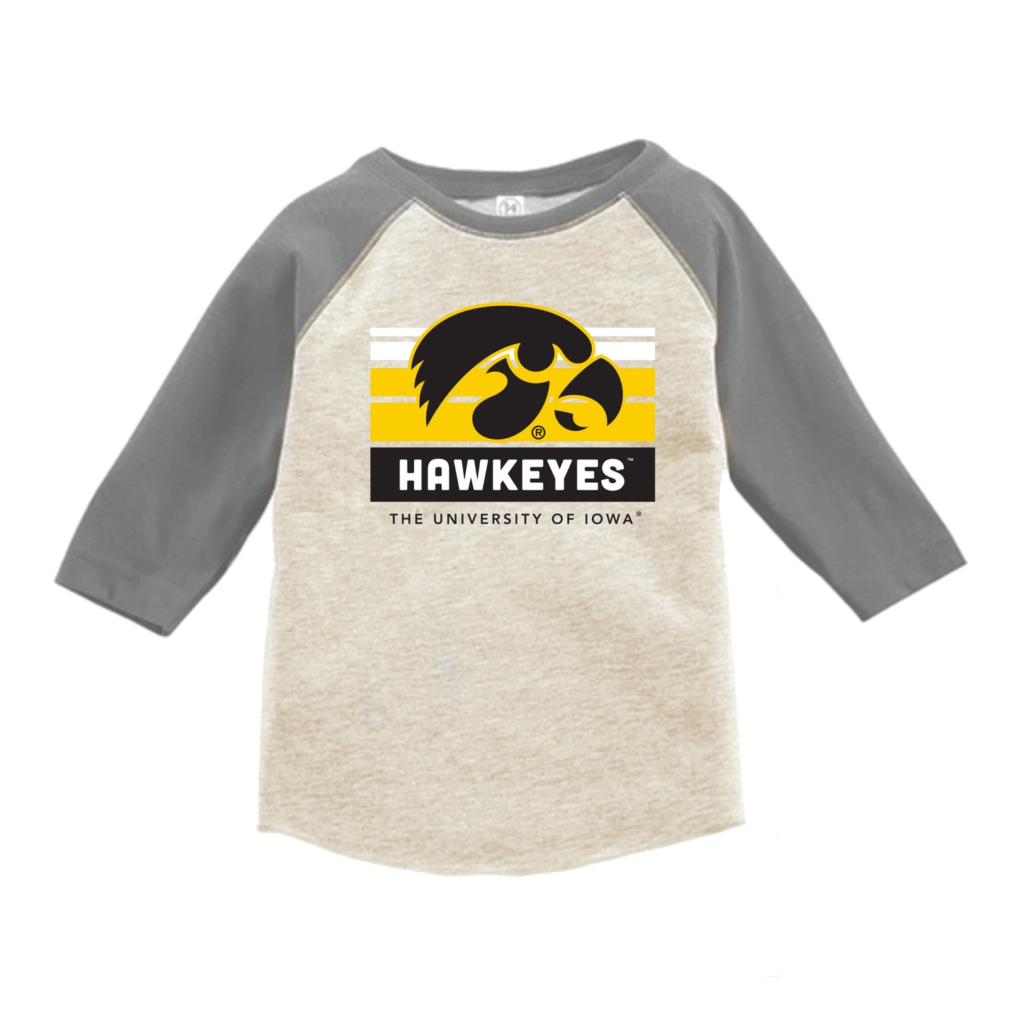 Little King NCAA Boys Toddler 3/4 Raglan T-Shirt-Team Logo Toddler