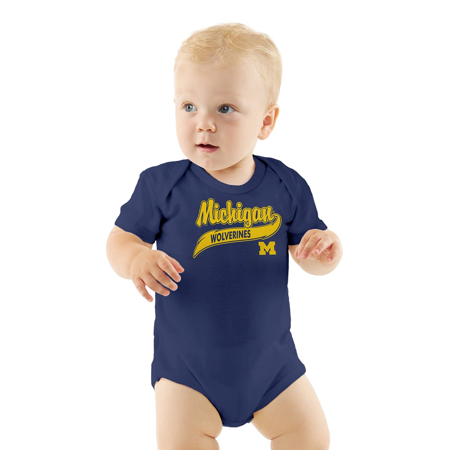 Little King NCAA Short Sleeve Onesie-Varsity Logo