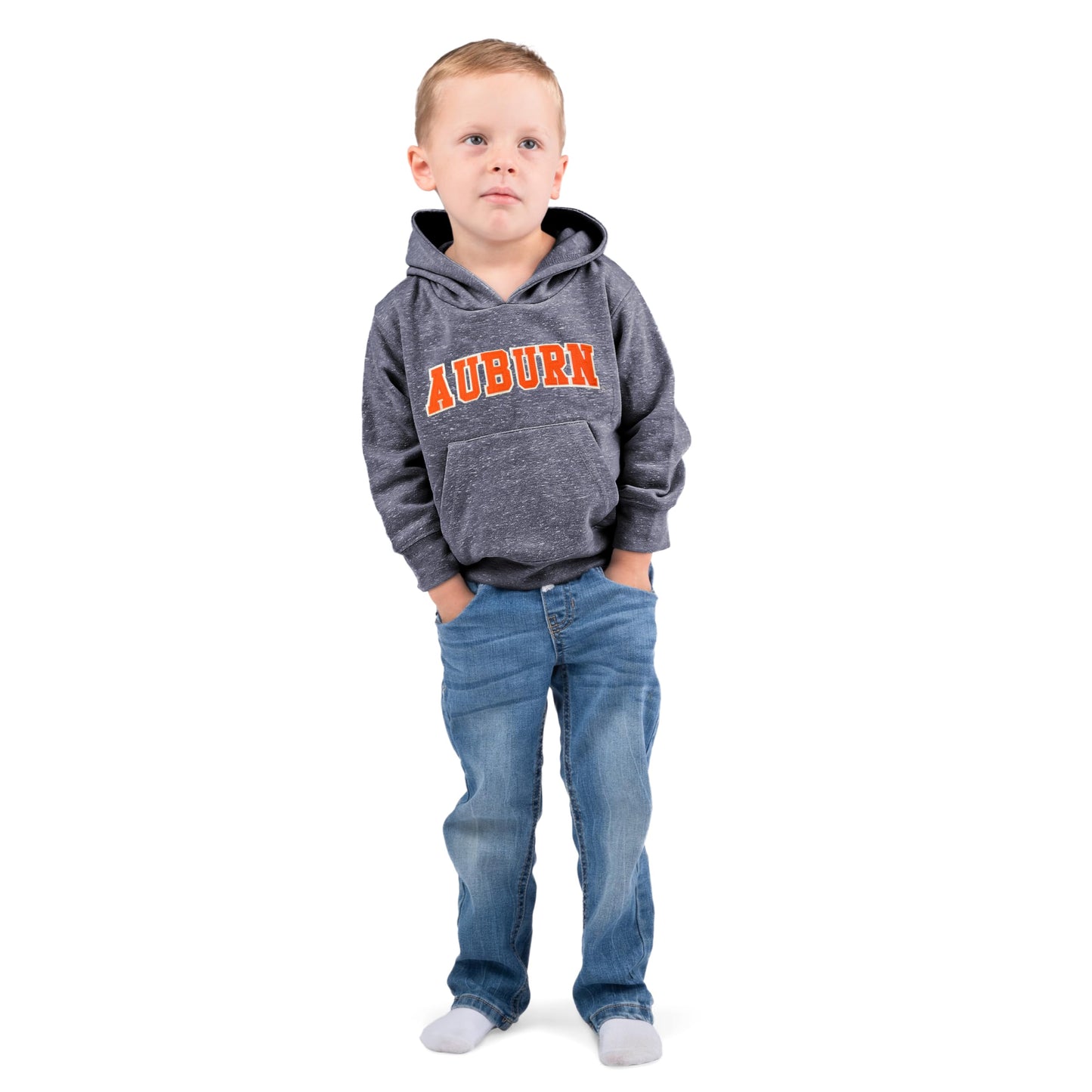 Little King NCAA Toddler Boys and Girls Knobby Hoodie Sweatshirt With Tackle Twill Letters