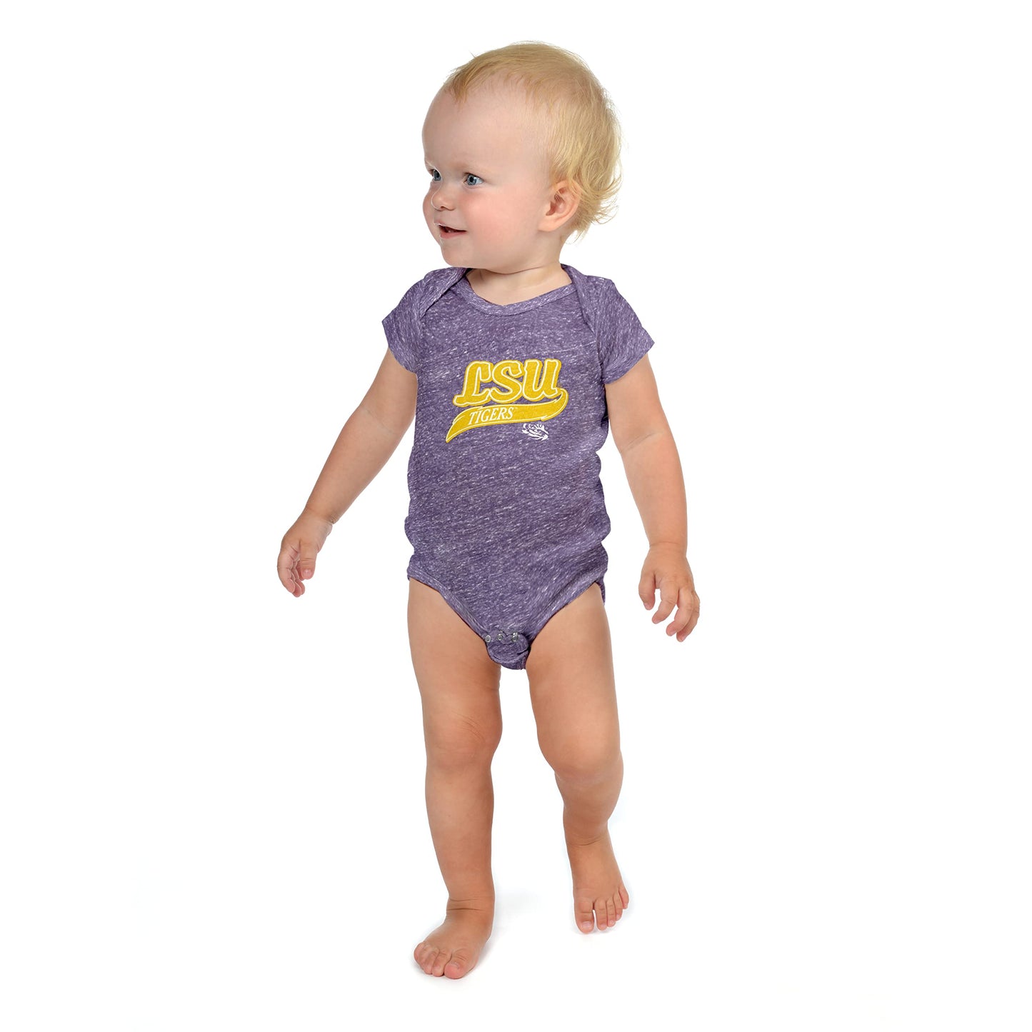 Little King NCAA Knobby Short Sleeve Onesie Infant