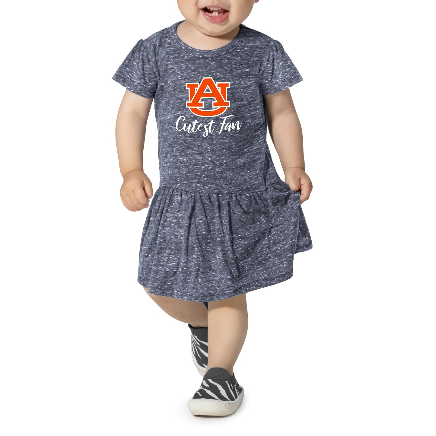 Little King NCAA Infant Girls Knobby Dress-Cutest Fan