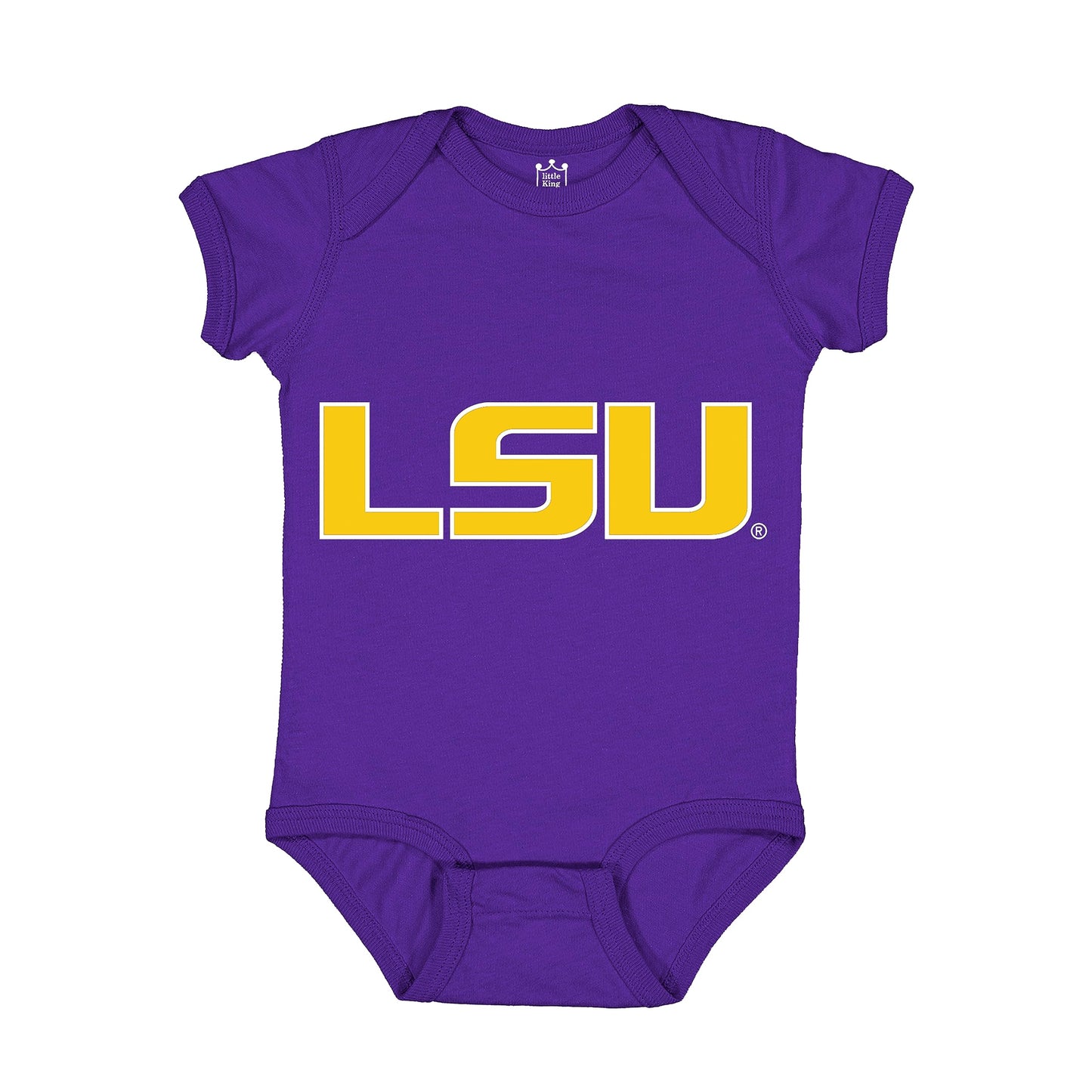 Little King NCAA Short Sleeve Onesie-Big Logo