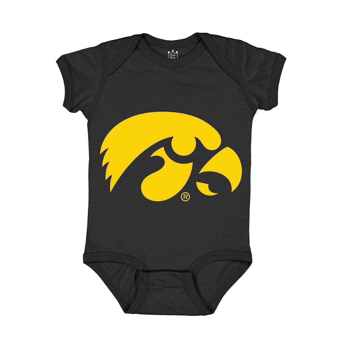 Little King NCAA Short Sleeve Onesie-Big Logo