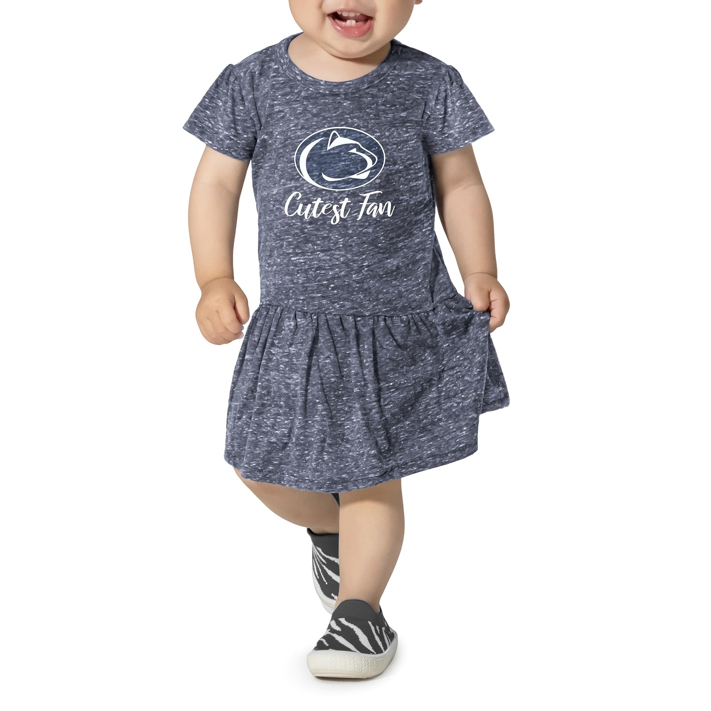 Little King NCAA Infant Girls Knobby Dress-Cutest Fan