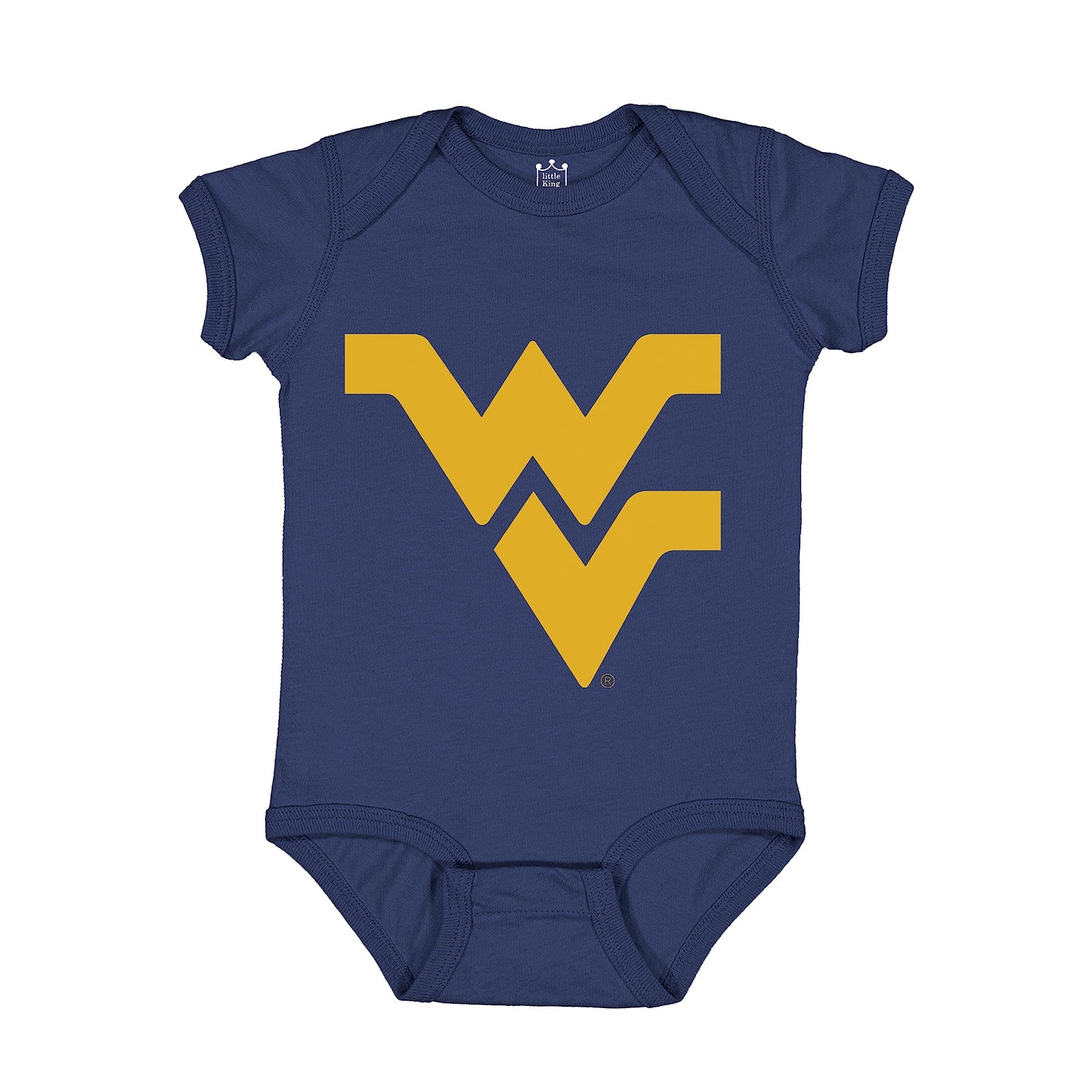 Little King NCAA Short Sleeve Onesie-Big Logo