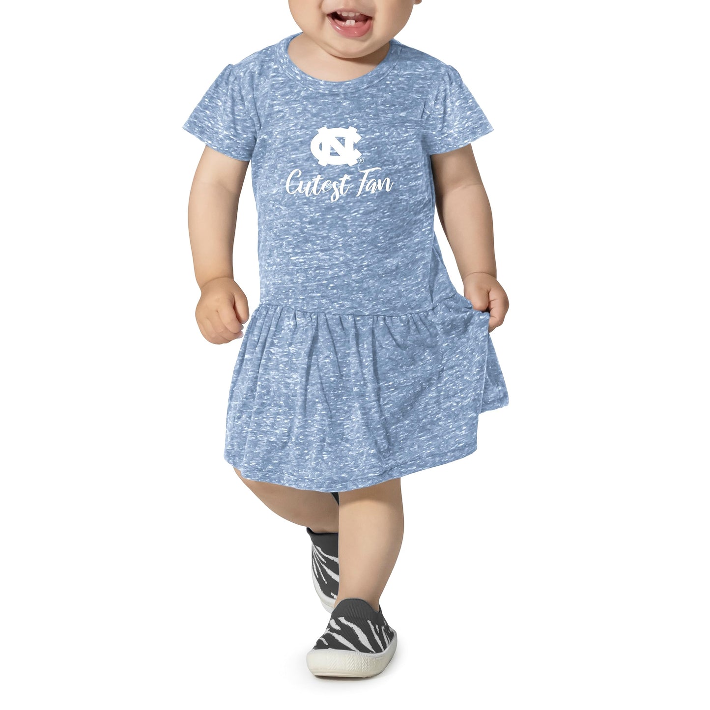 Little King NCAA Infant Girls Knobby Dress-Cutest Fan