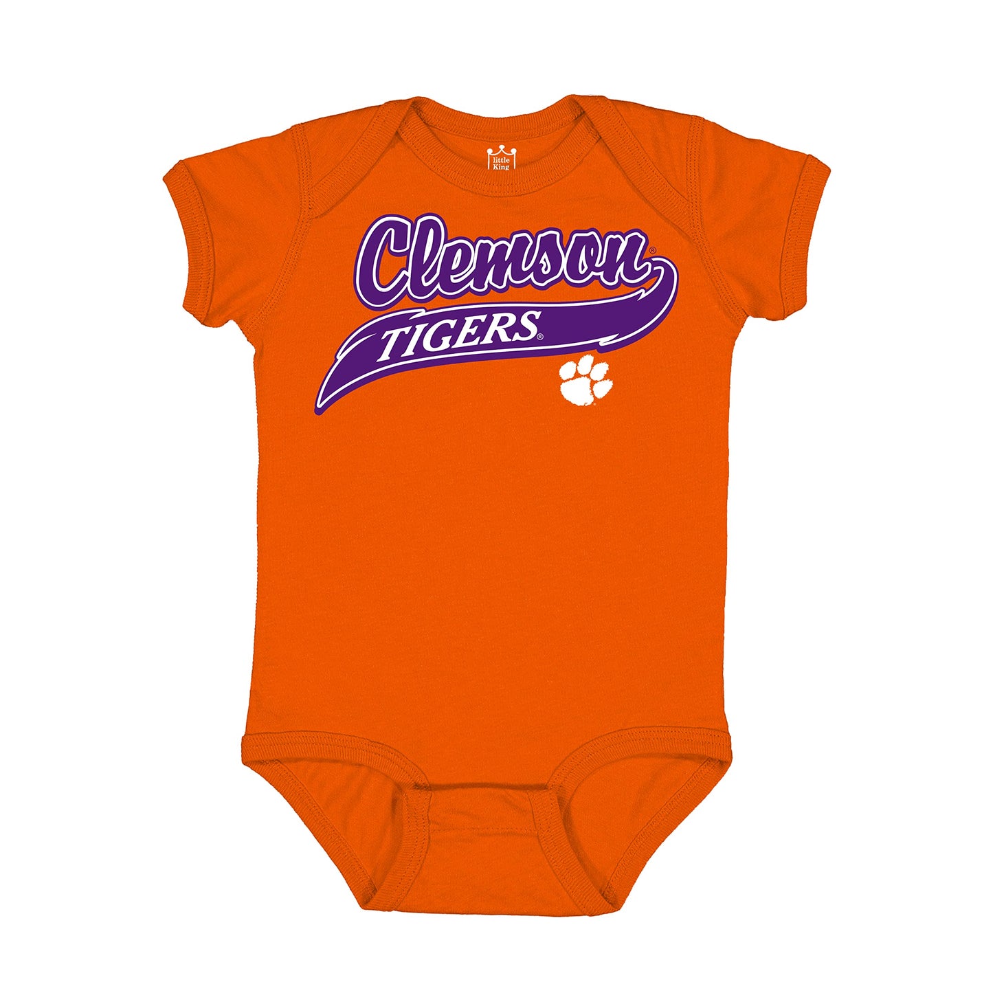 Little King NCAA Short Sleeve Onesie-Varsity Logo