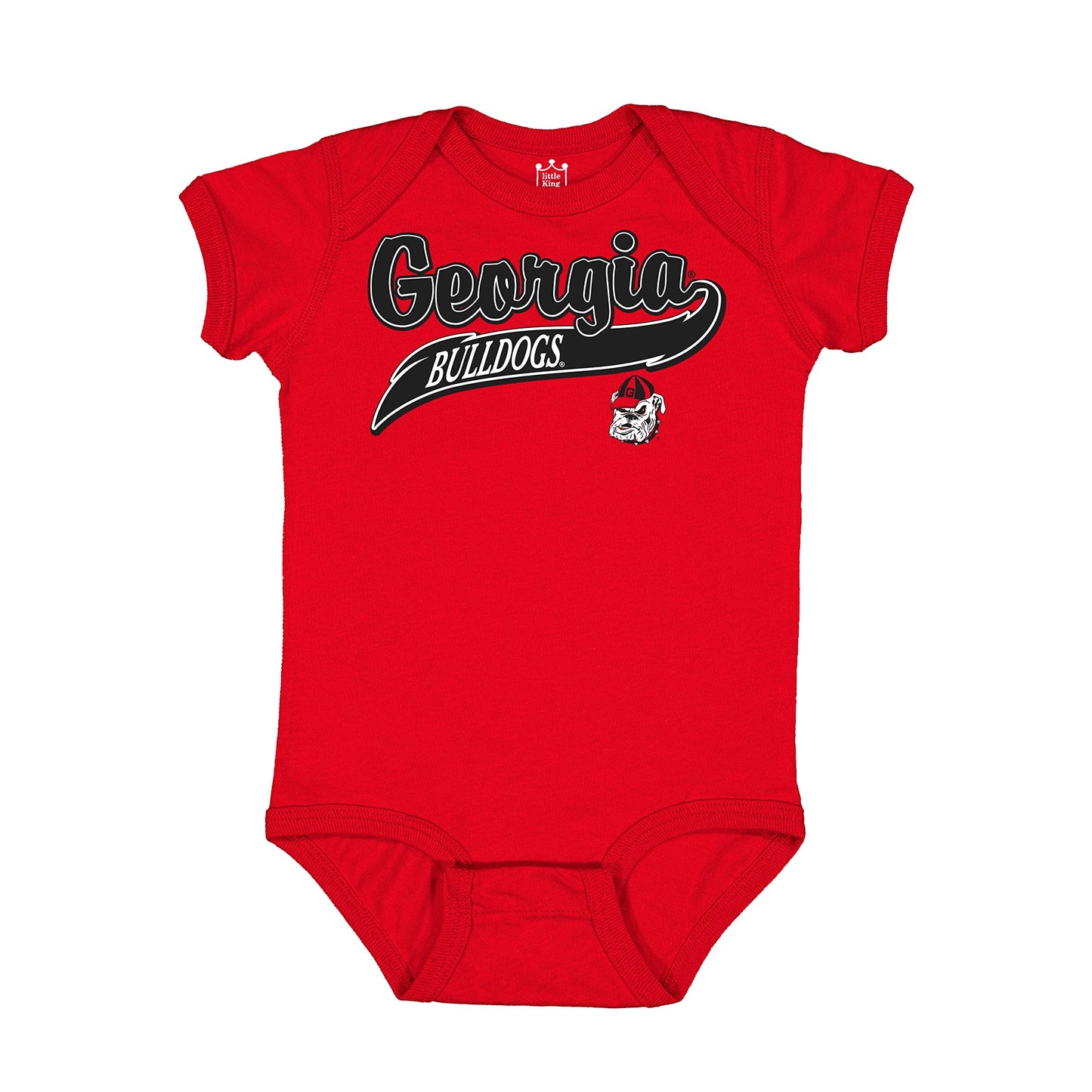 Little King NCAA Short Sleeve Onesie-Varsity Logo