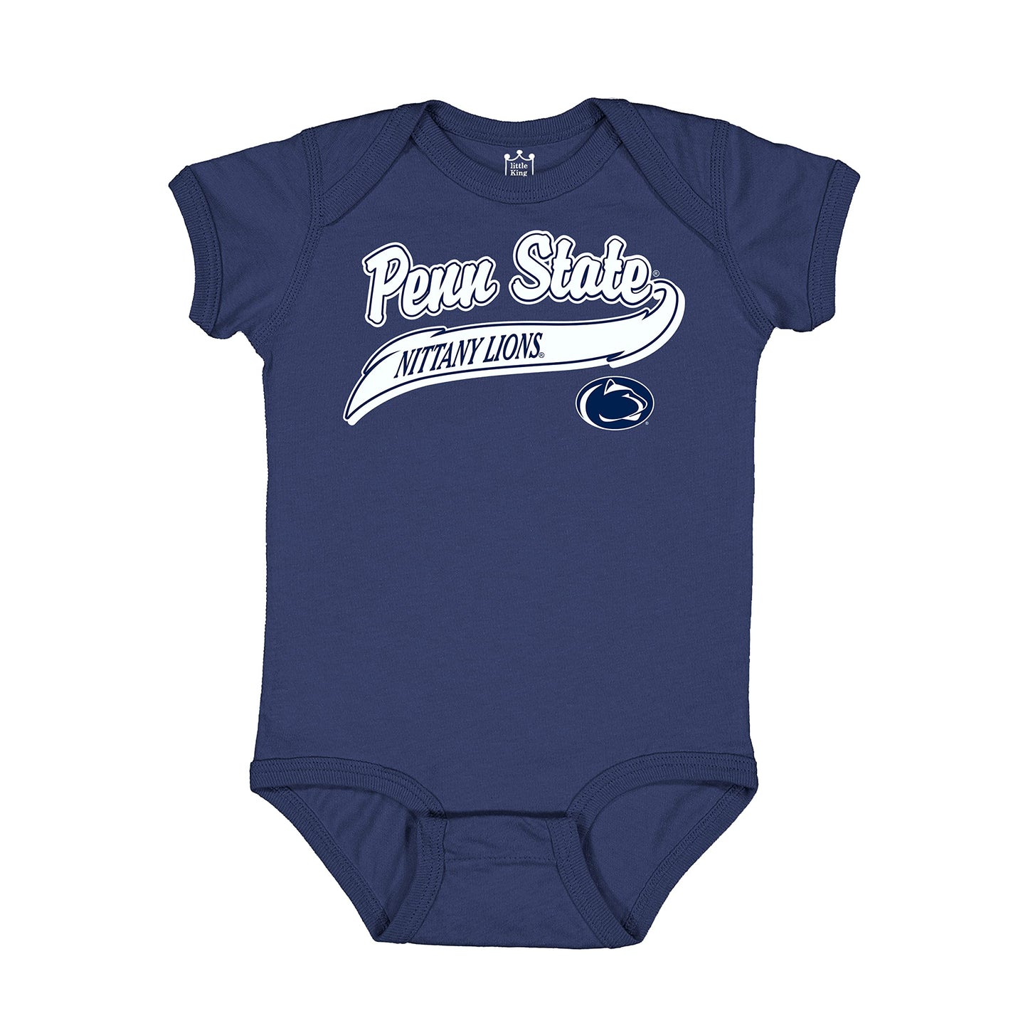 Little King NCAA Short Sleeve Onesie-Varsity Logo