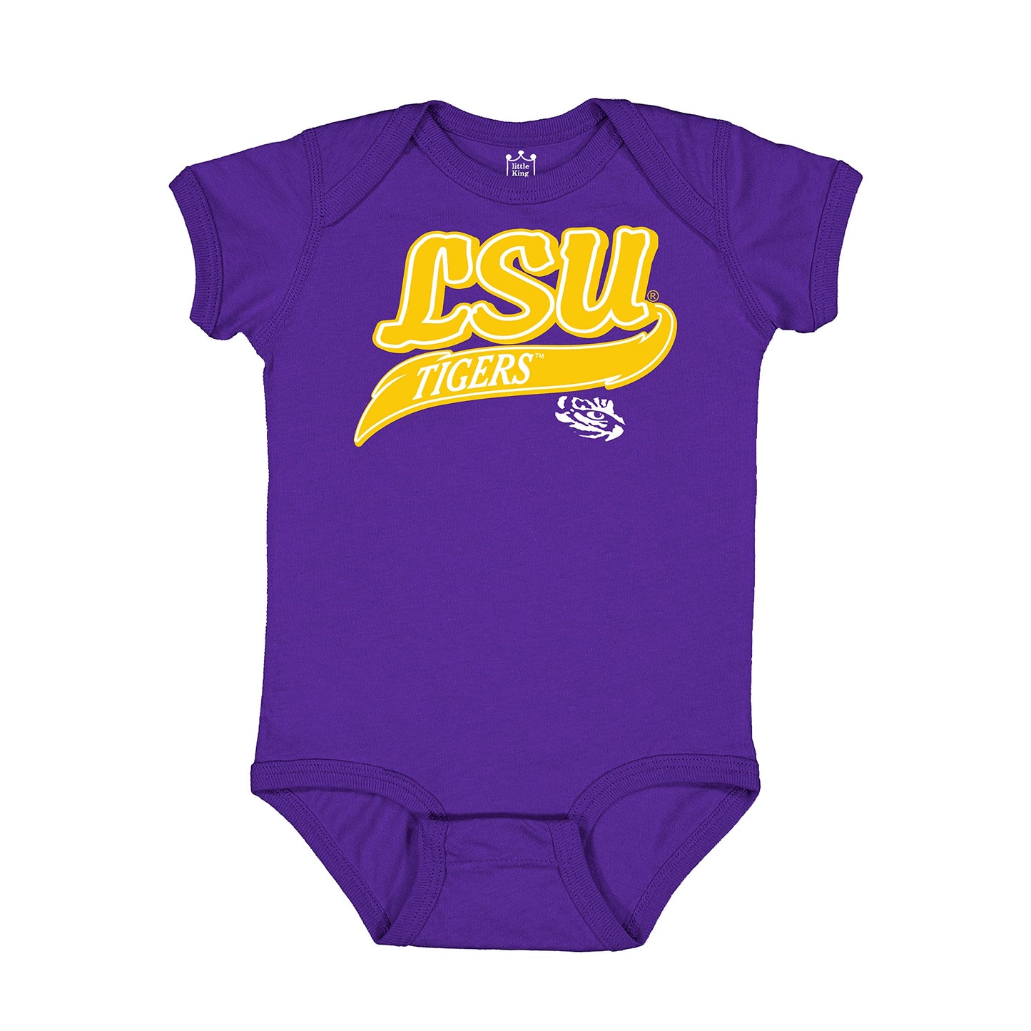 Little King NCAA Short Sleeve Onesie-Varsity Logo